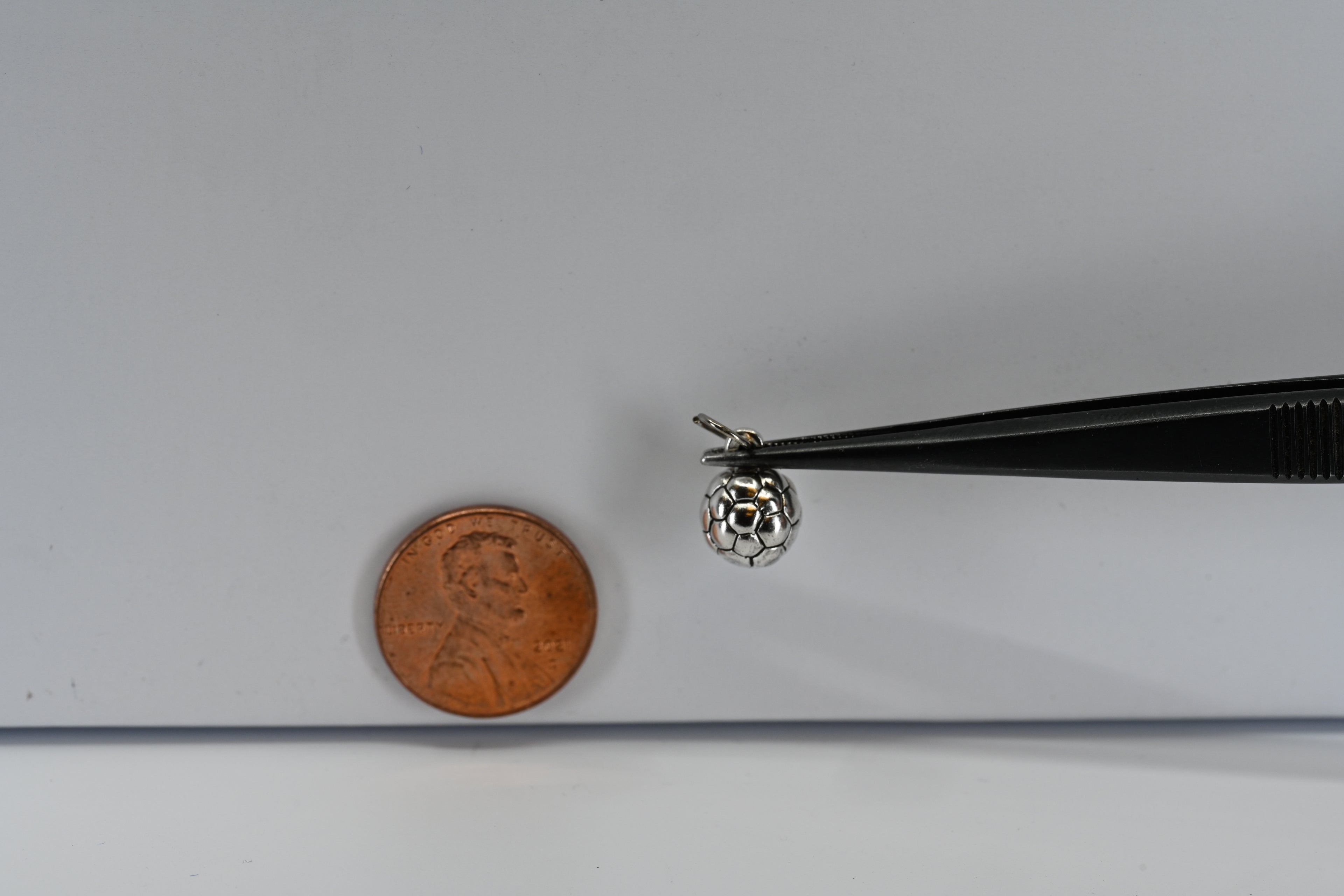 Sterling Silver Soccer Ball Charm