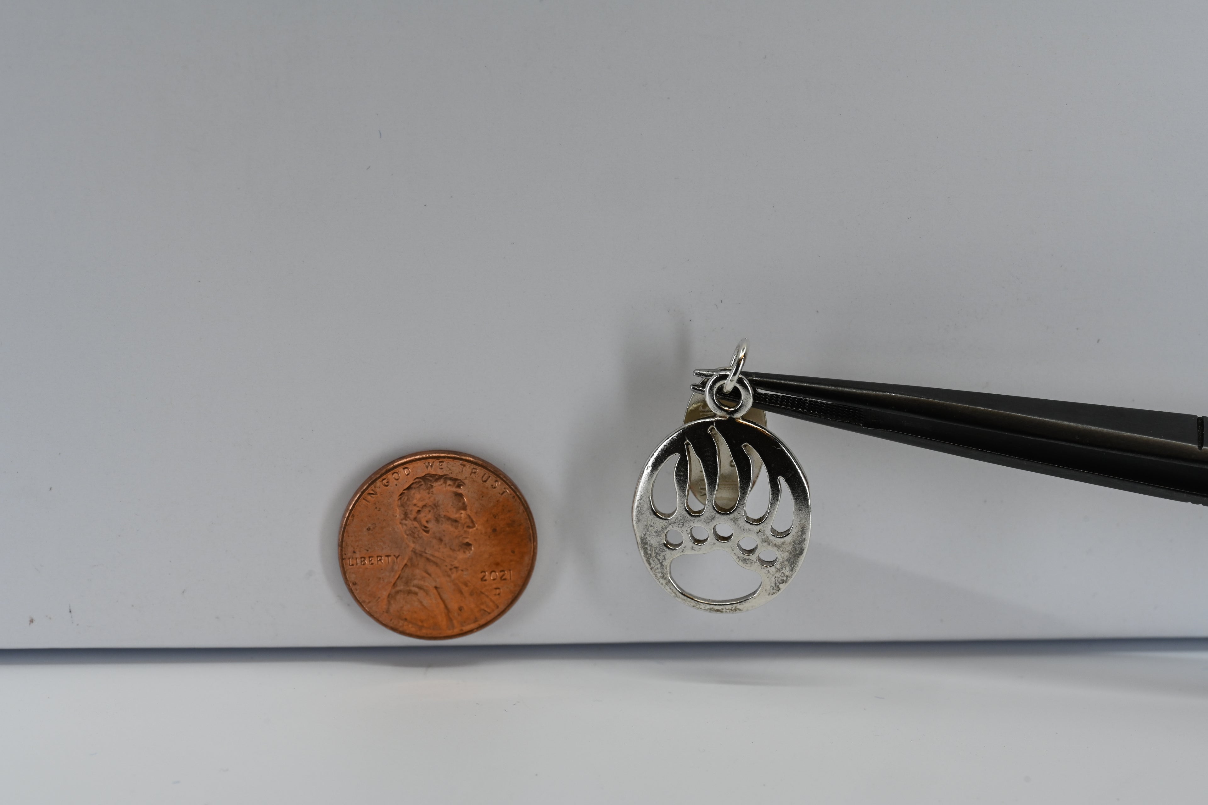 Sterling Silver Bear Paw Yellowstone Park Charm