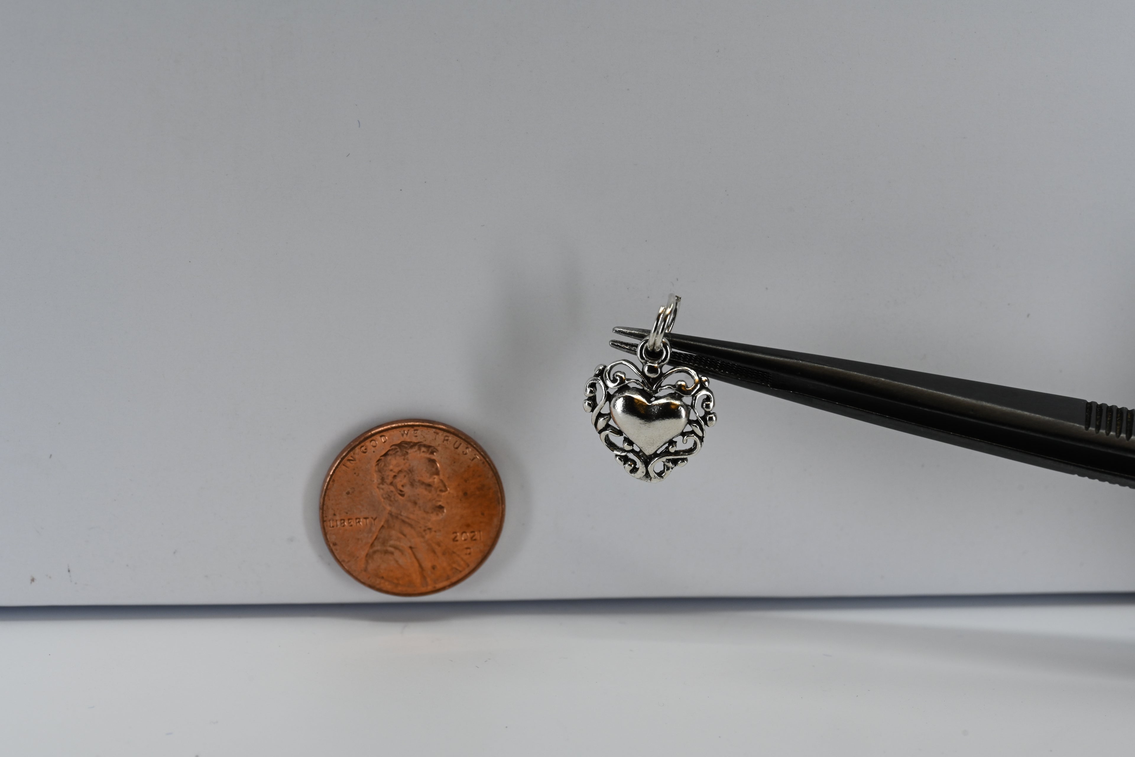 Sterling Silver Heart Charm