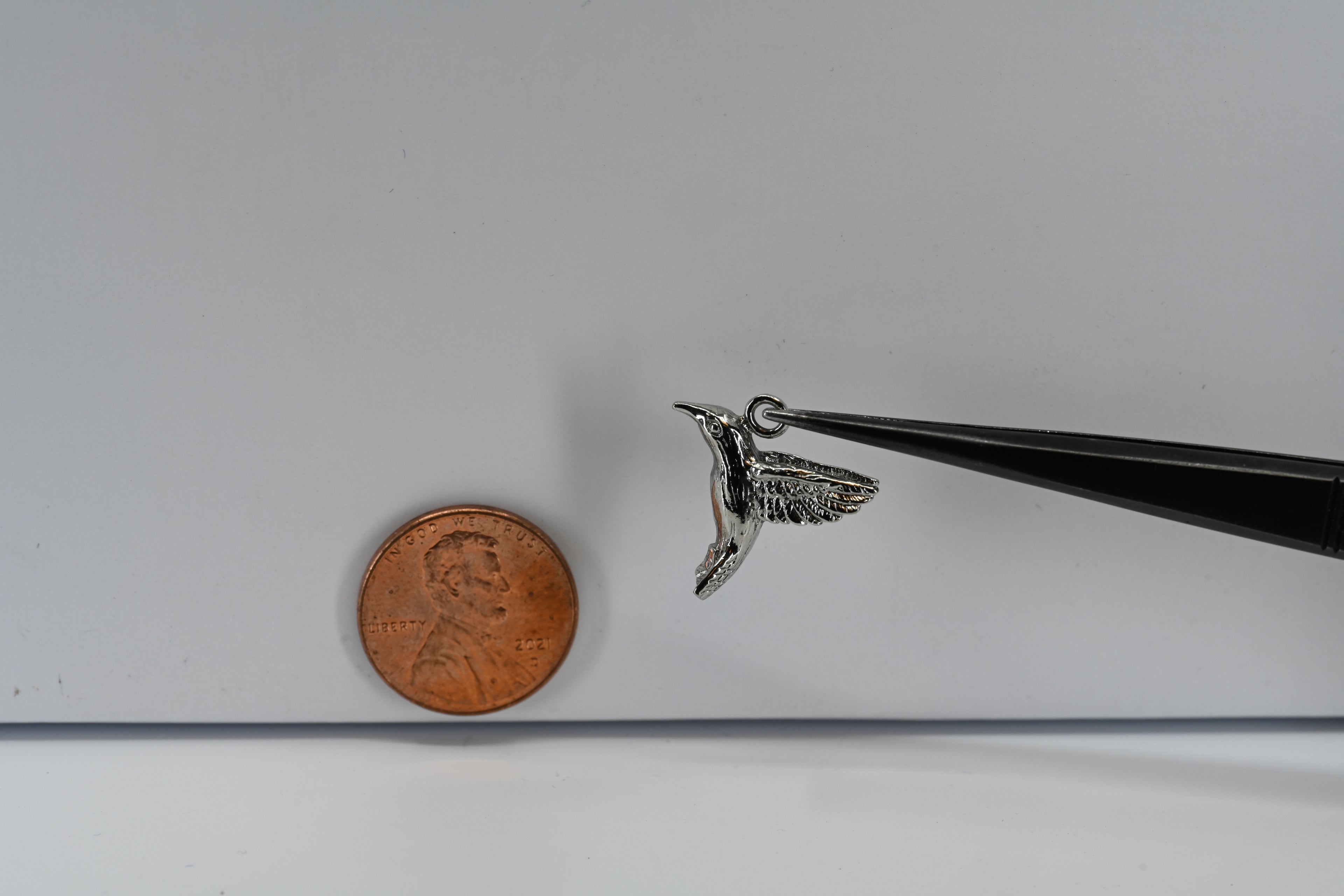 Sterling Silver Humming Bird Charm