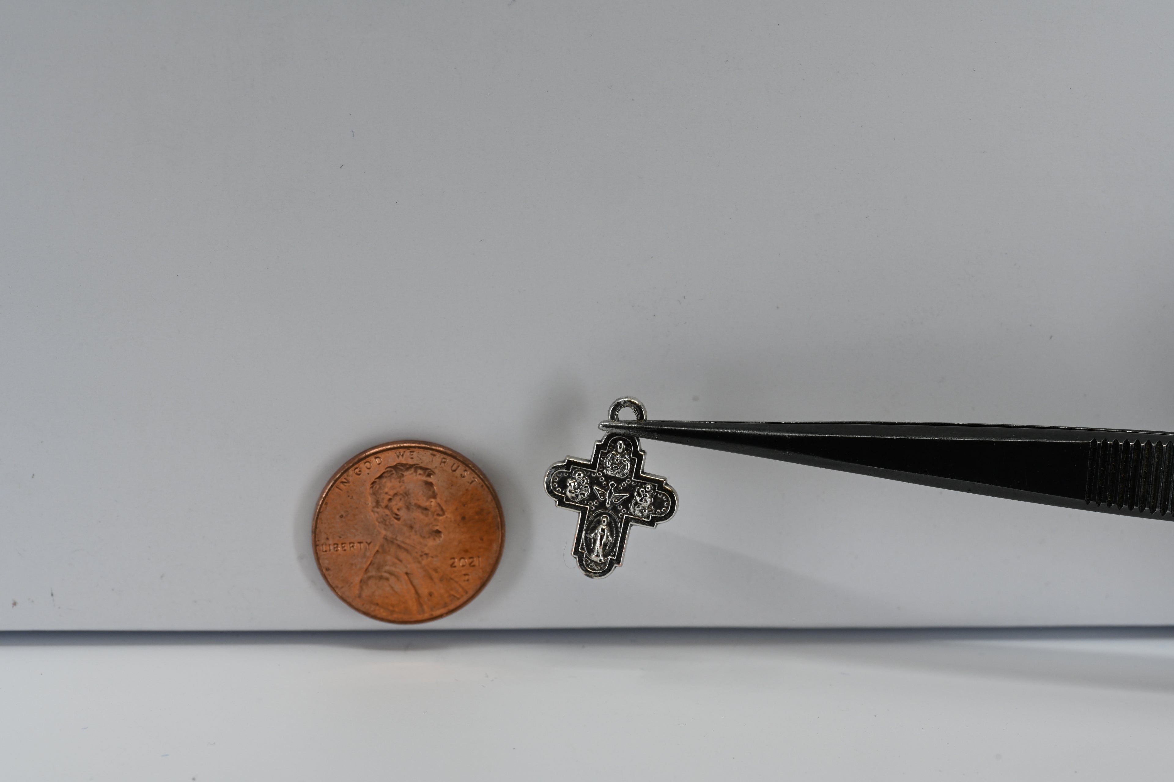 Sterling Silver Catholic Cross Charm