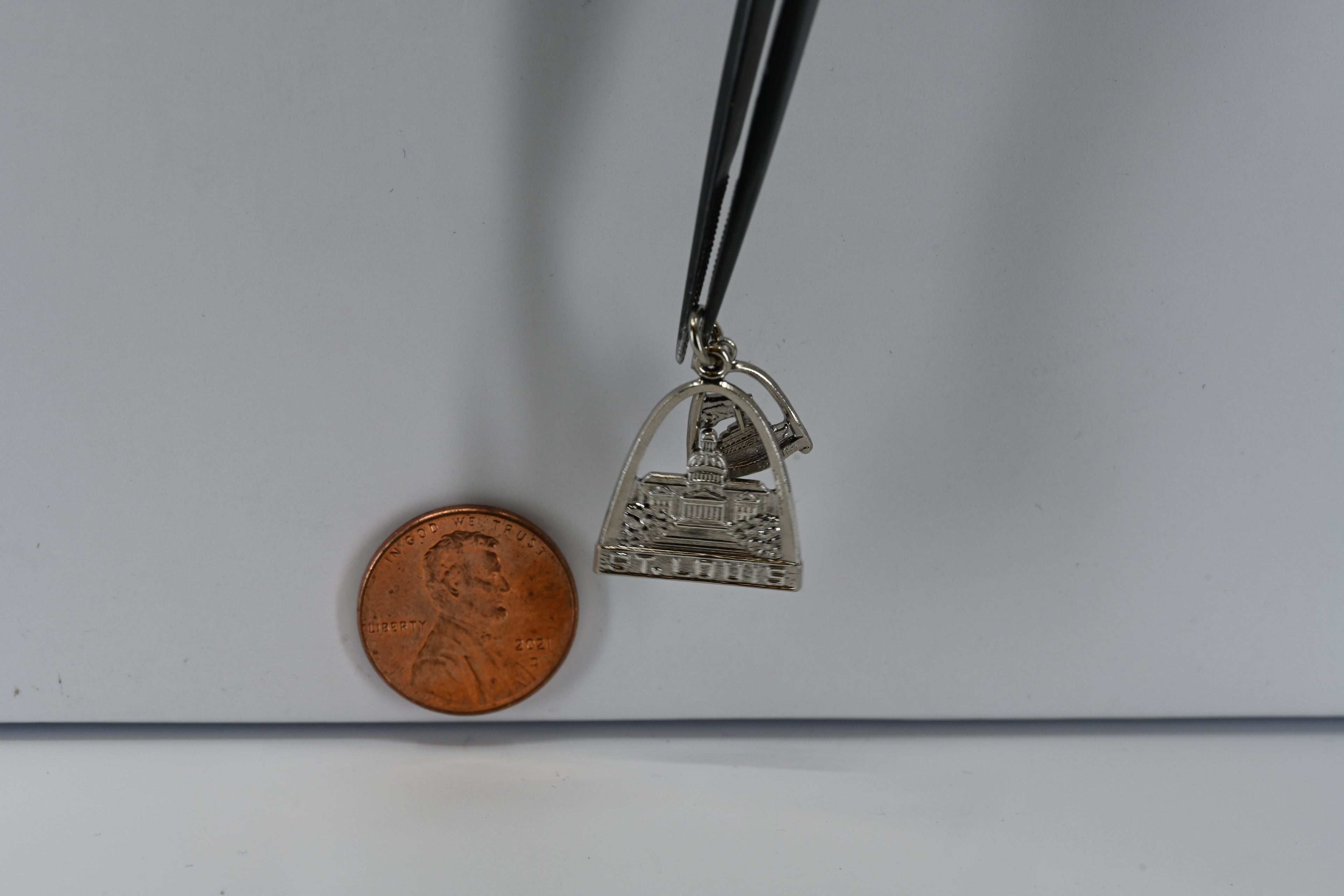 Sterling Silver St. Louis Arch Charm
