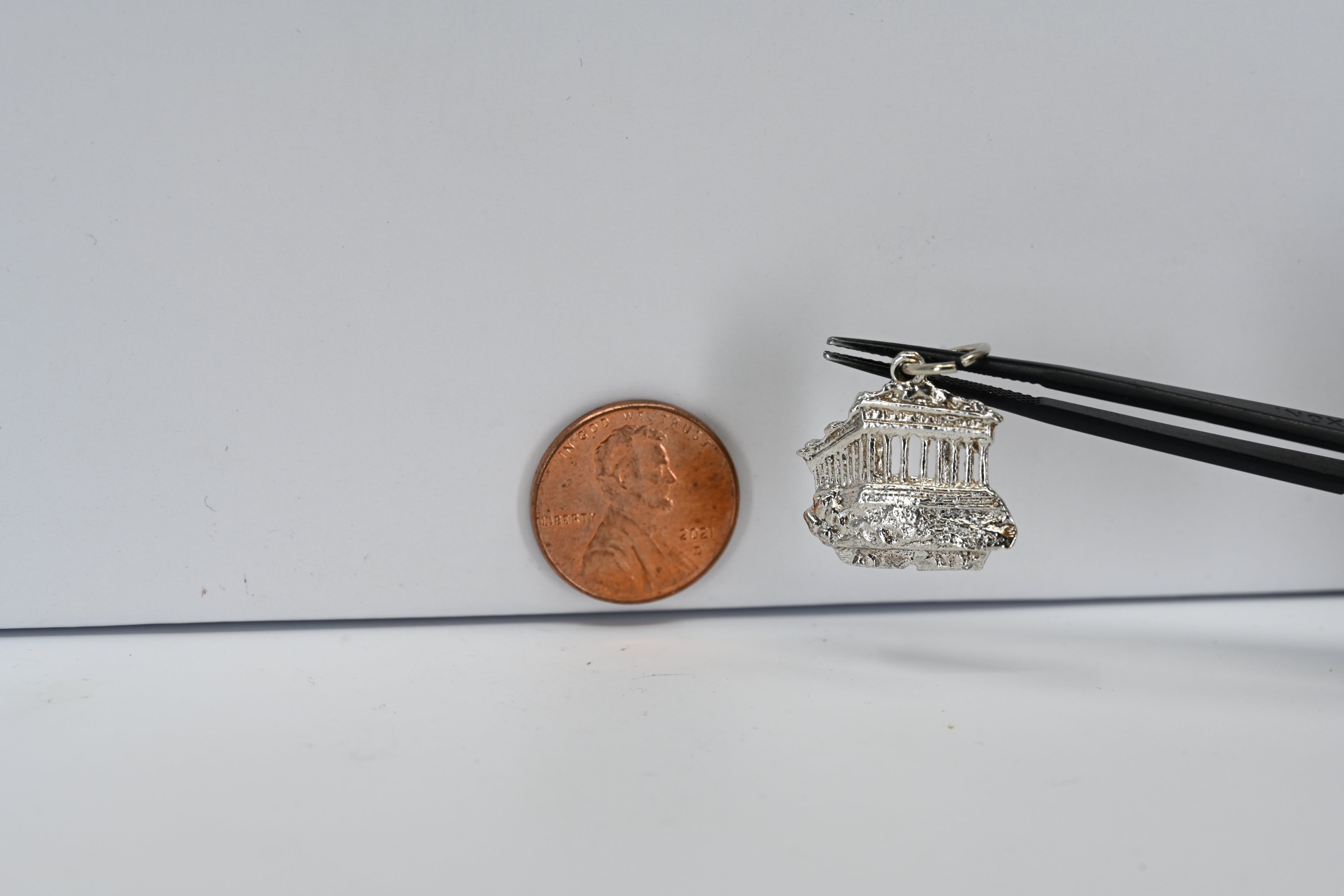 Sterling Silver Parthenon Charm