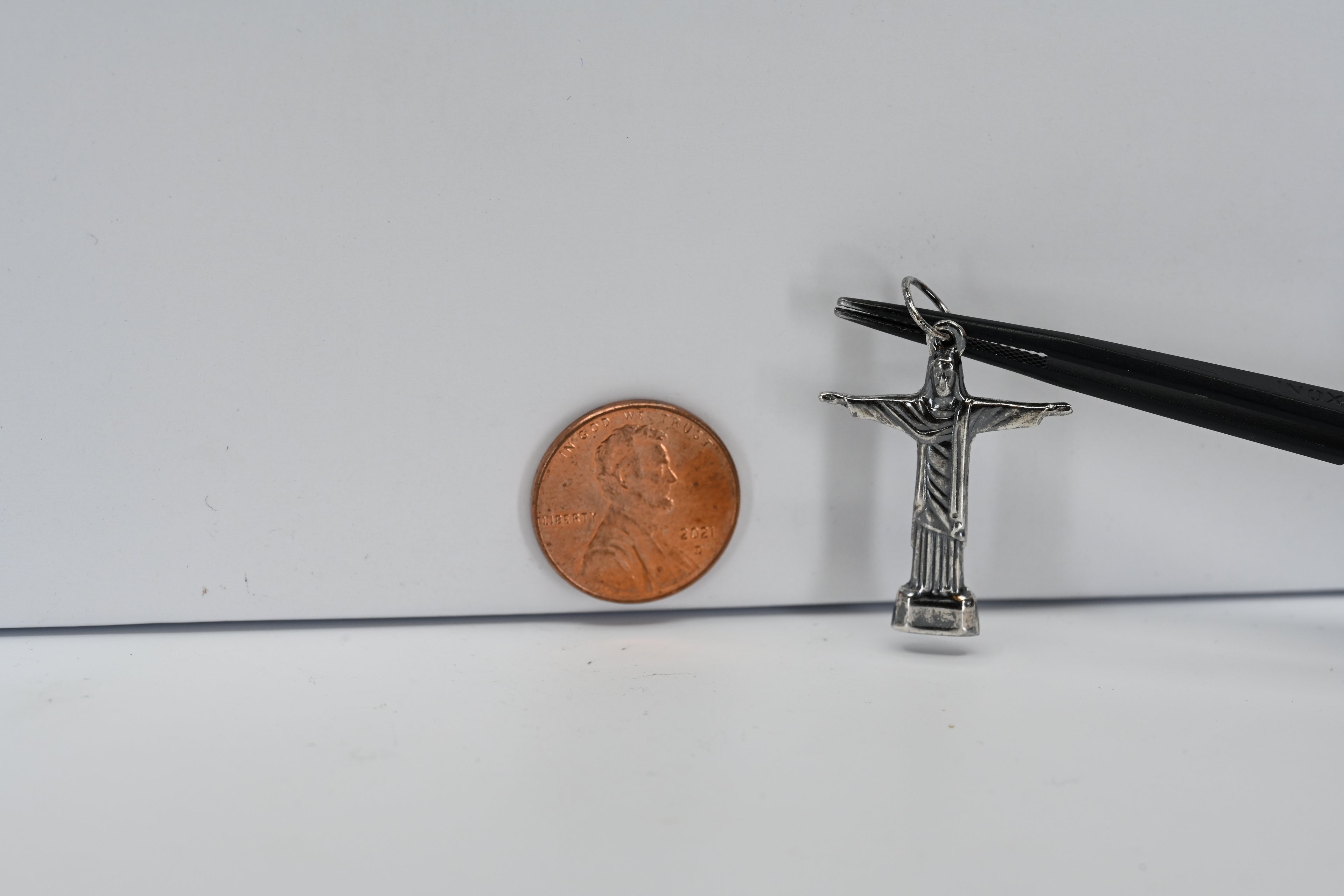 Sterling Silver Jesus Charm