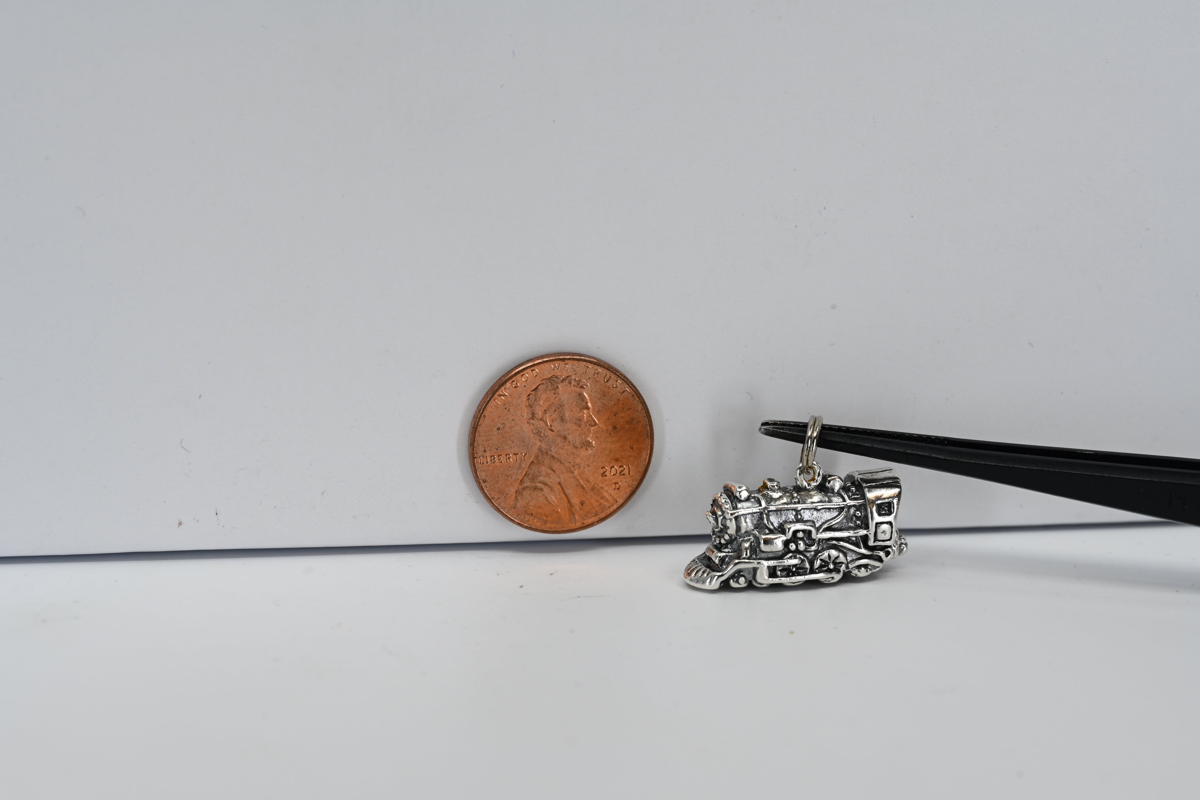 Sterling Silver Train Charm