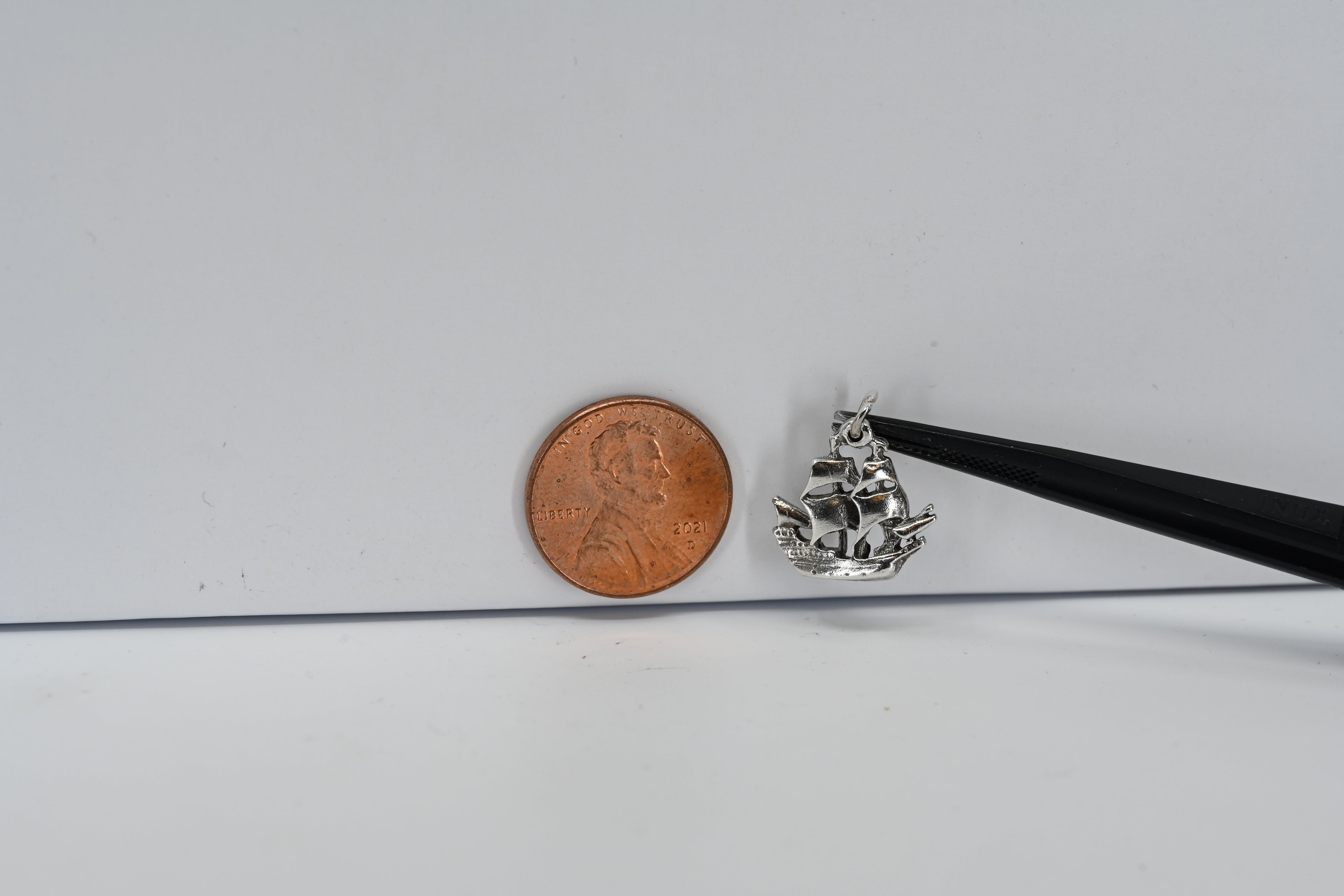 Sterling Silver Ship Charm