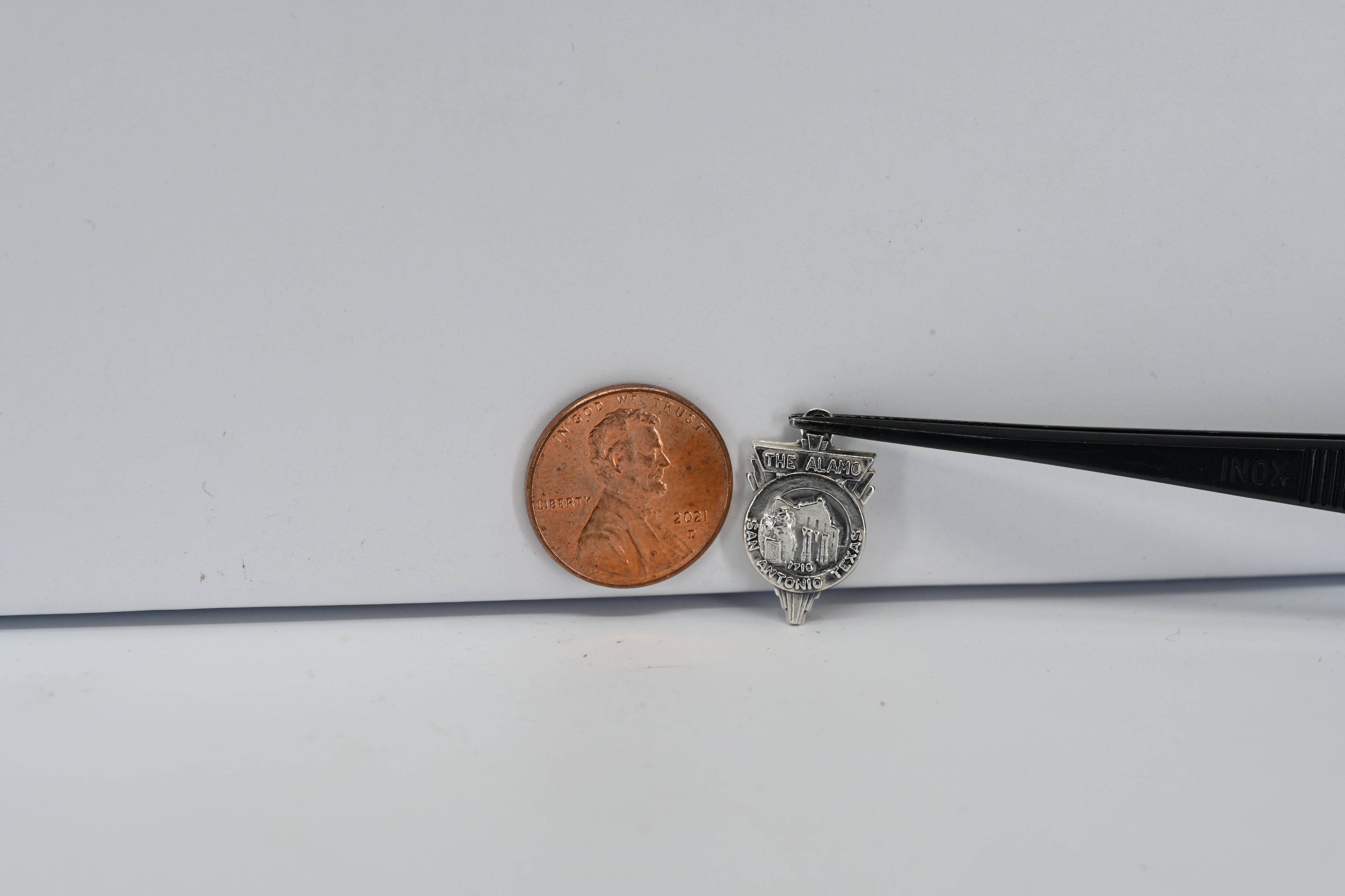 Sterling Silver Alamo Texas Charm