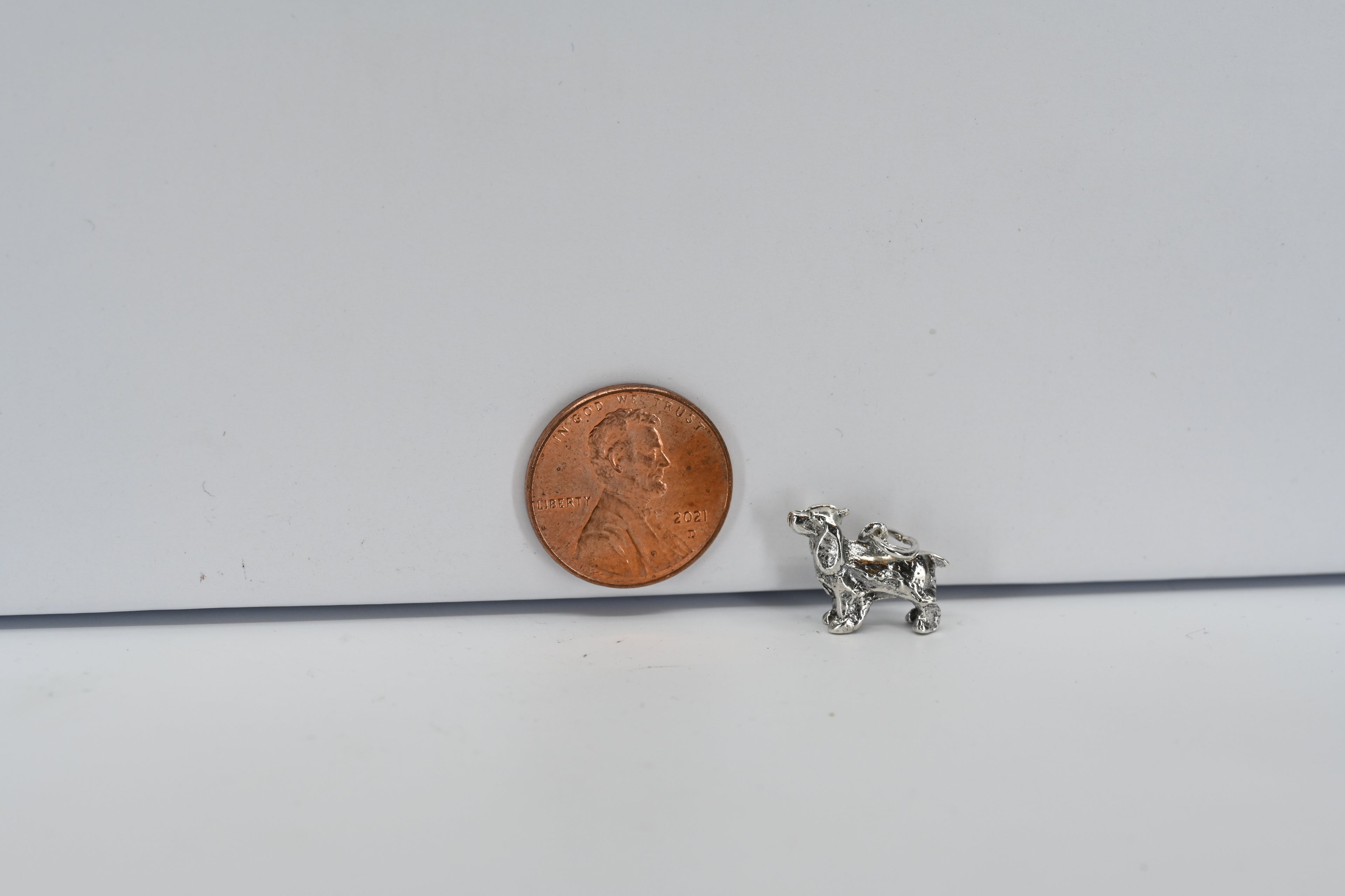 Sterling Silver Dog Charm