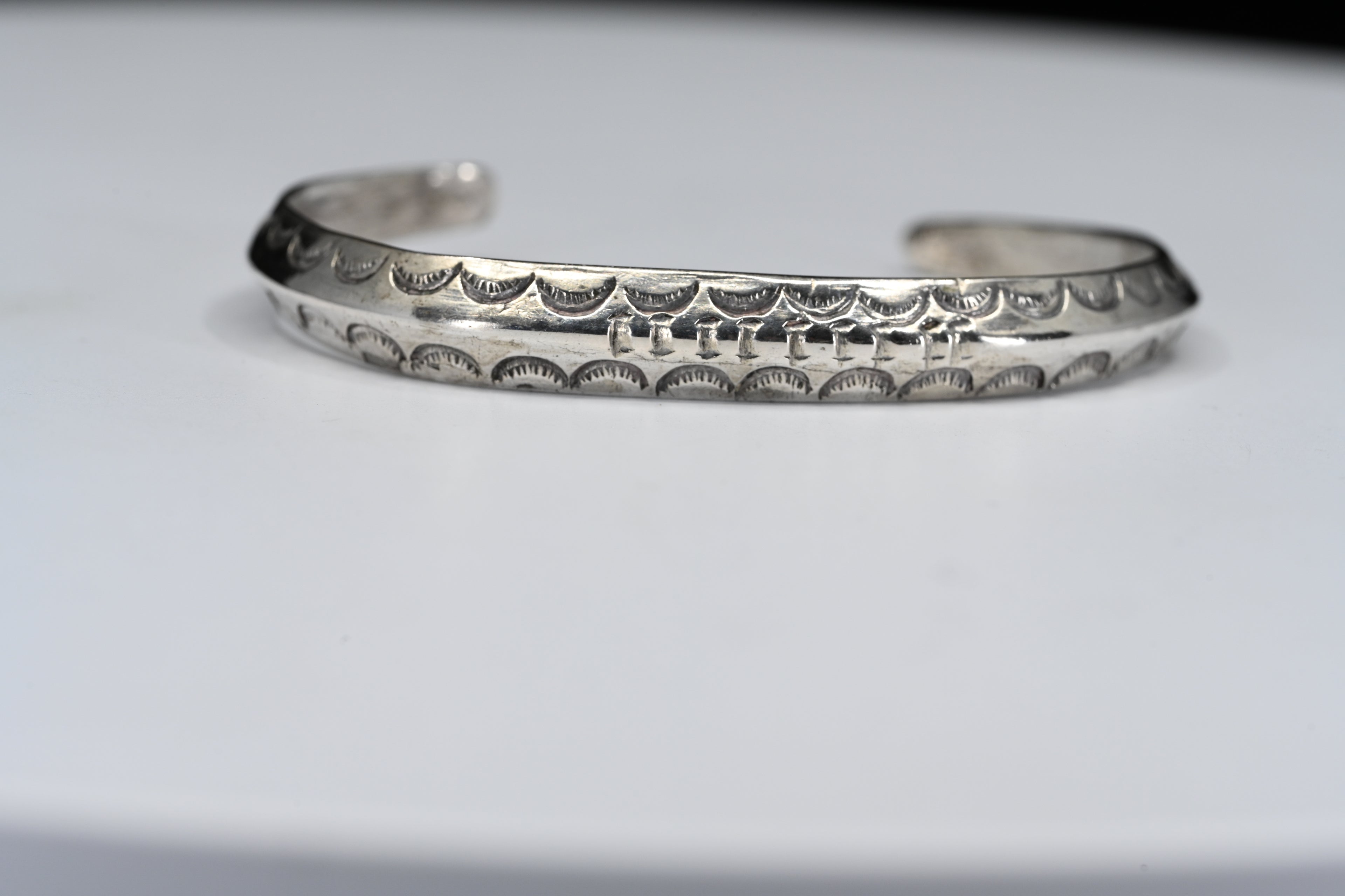 Sterling Silver Floral Cuff Bracelet