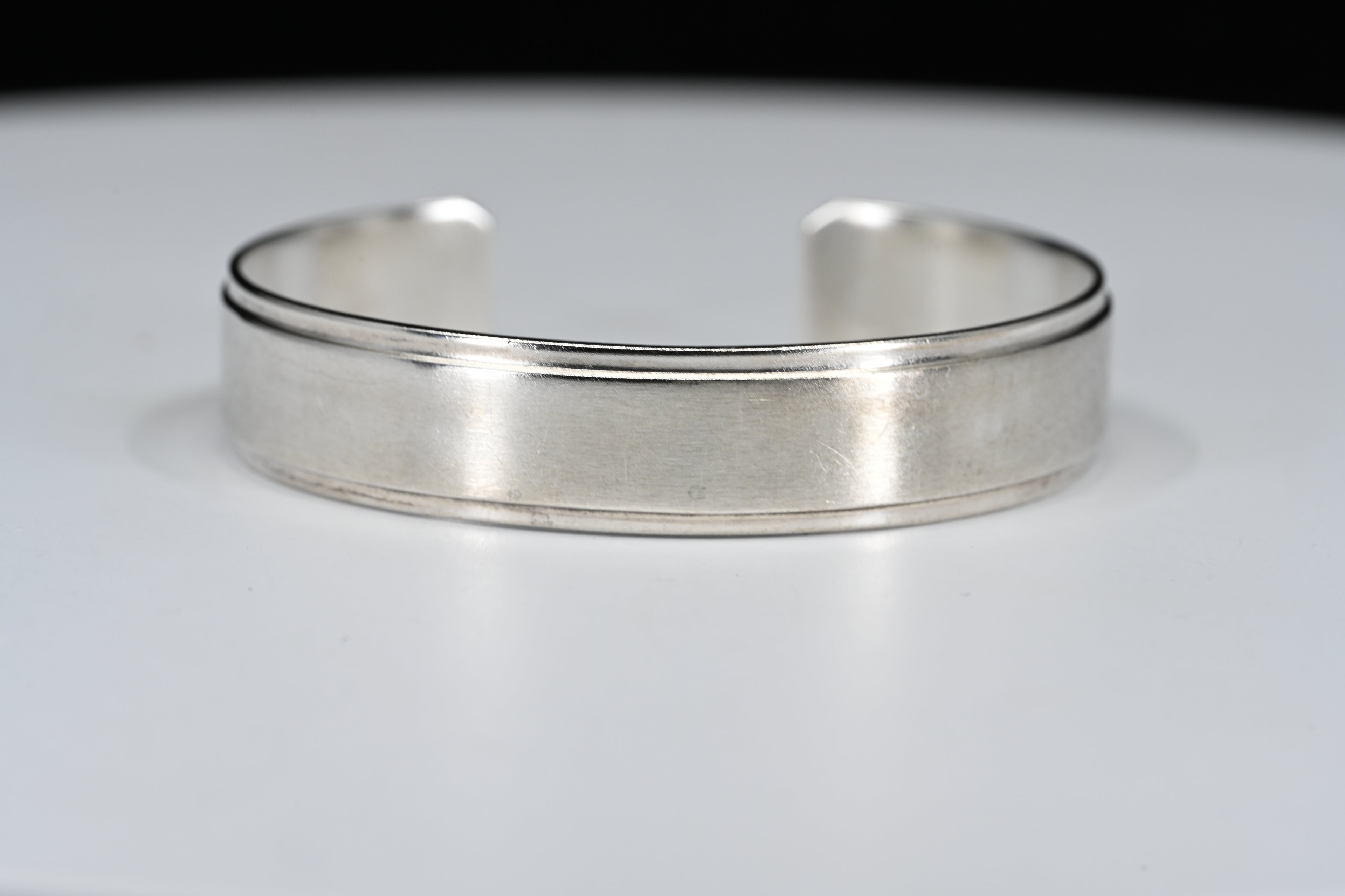 Sterling Silver Plain Cuff Bracelet