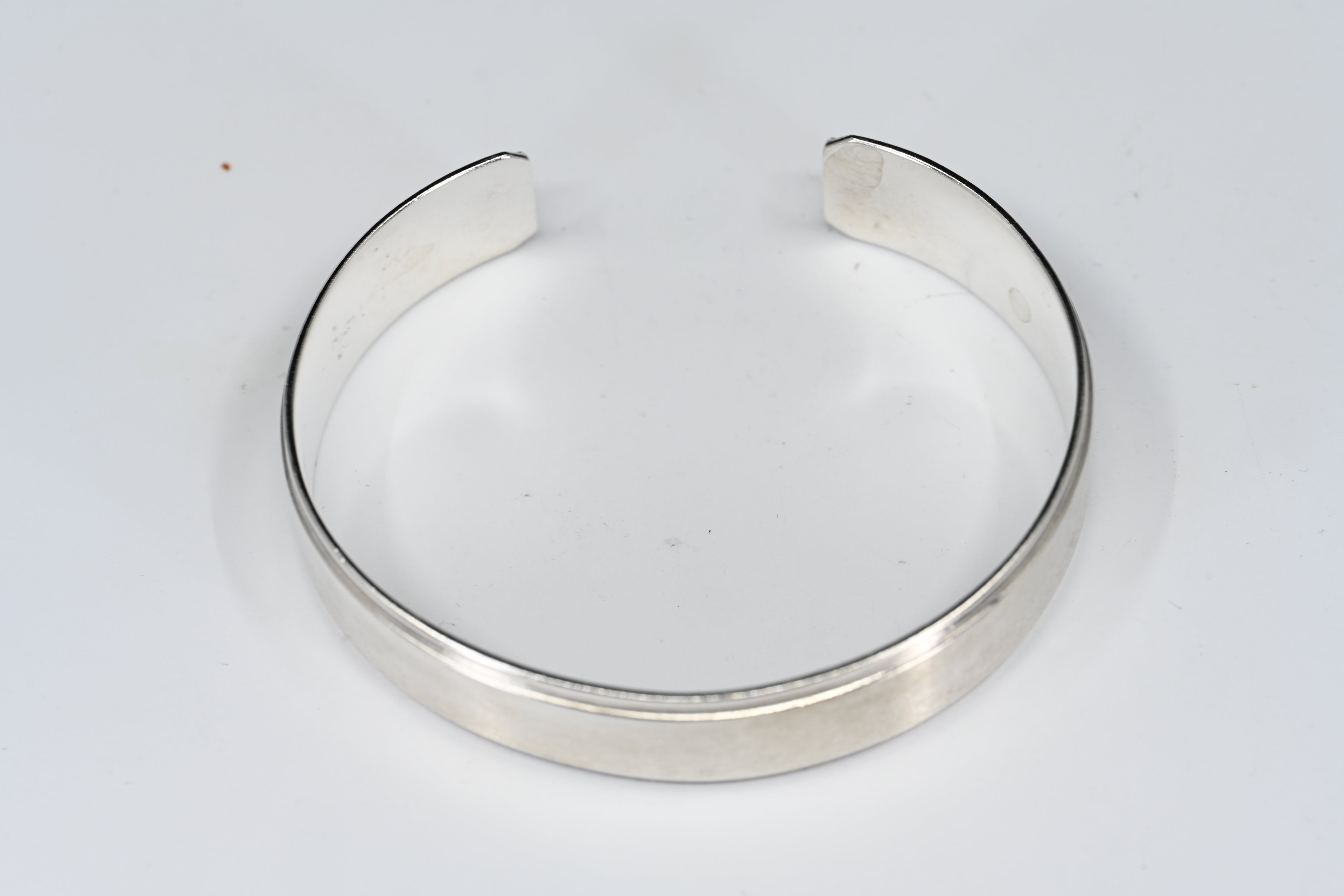 Sterling Silver Plain Cuff Bracelet