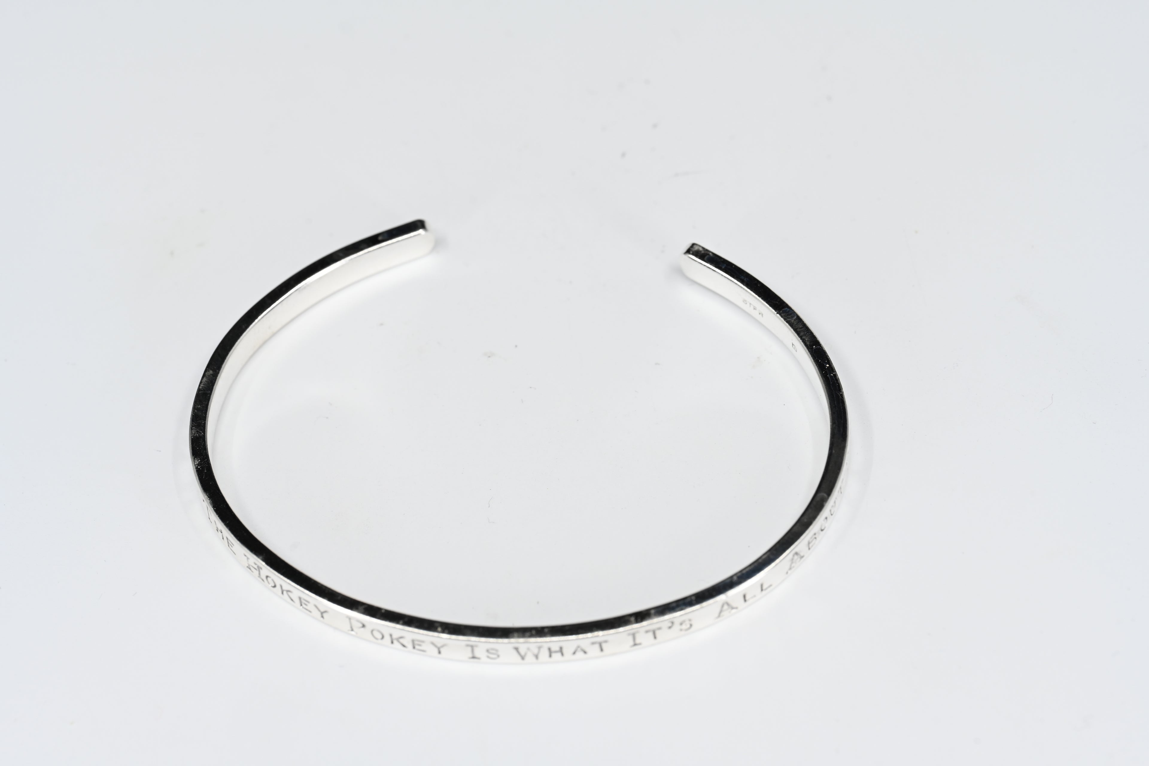 Sterling Silver Hokey Pokey Cuff Bracelet