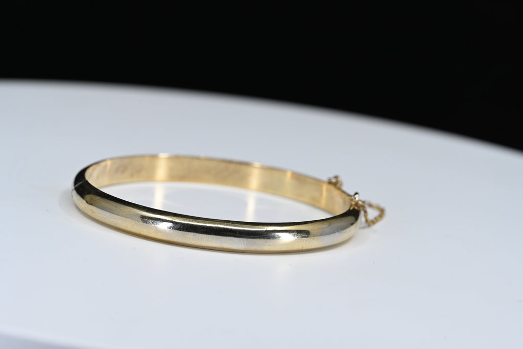 Sterling Silver Textured Bangle Bracelet