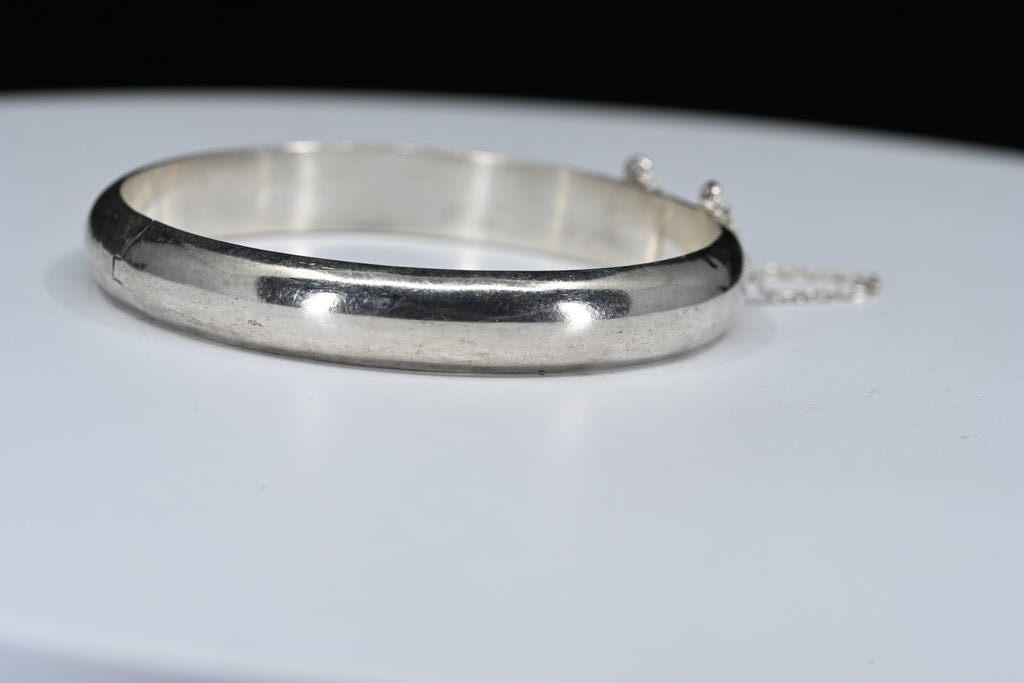 Sterling Silver Hinged Bracelet