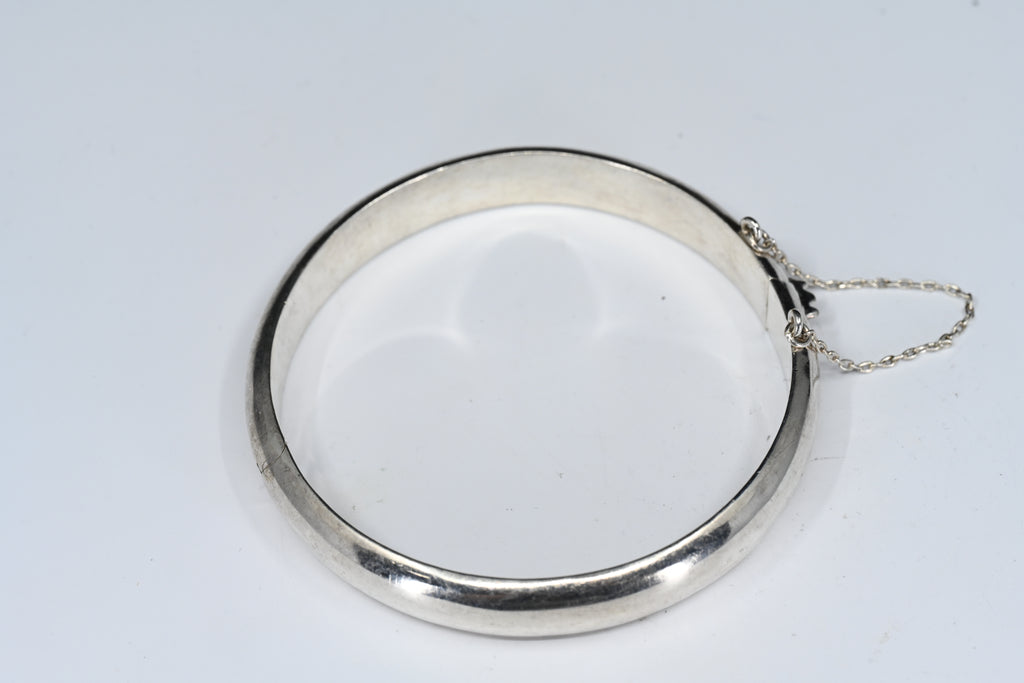 Sterling Silver Hinged Bracelet
