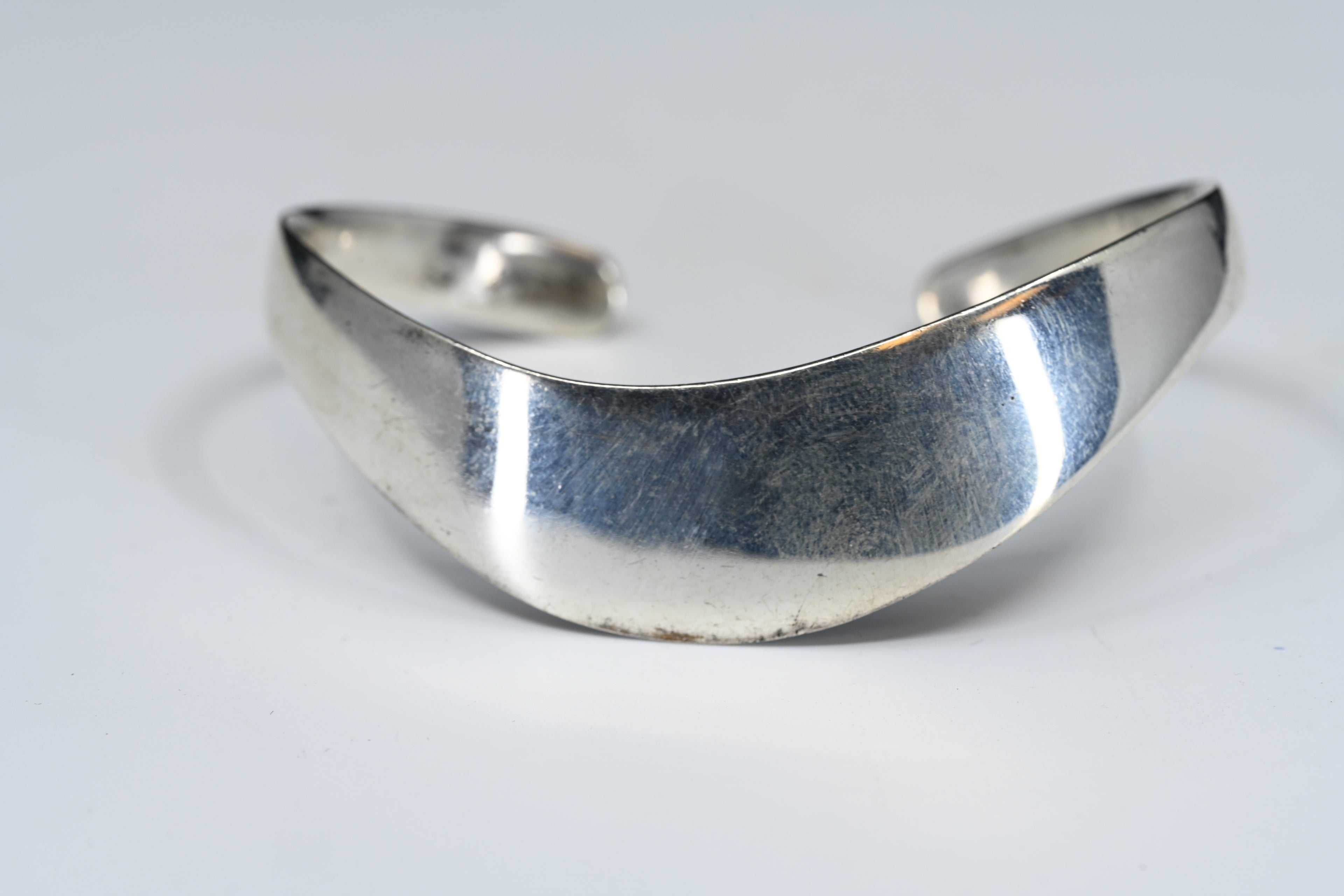 Sterling Silver Wave Cuff Bracelet