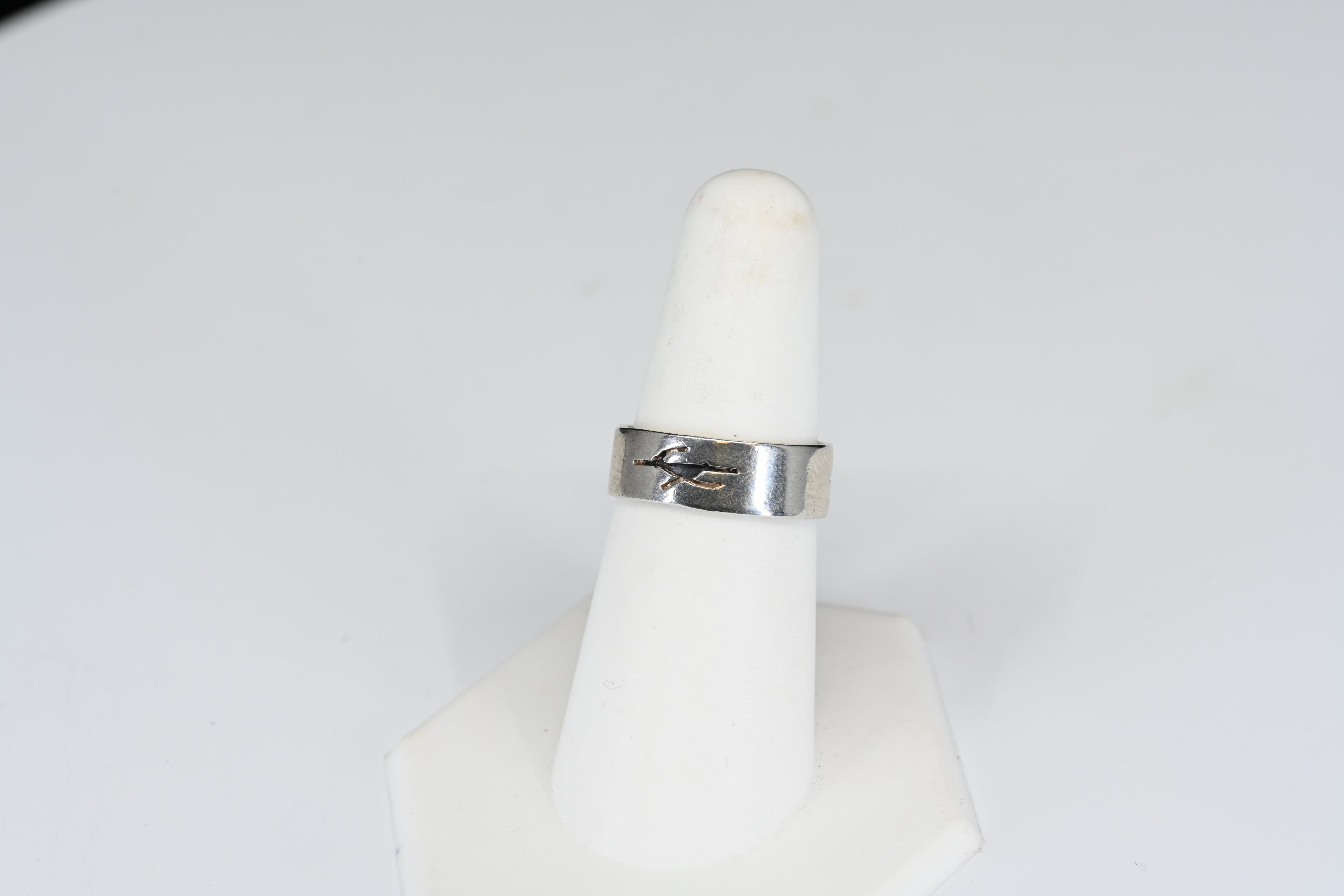 Sterling Silver Abstract Band Ring