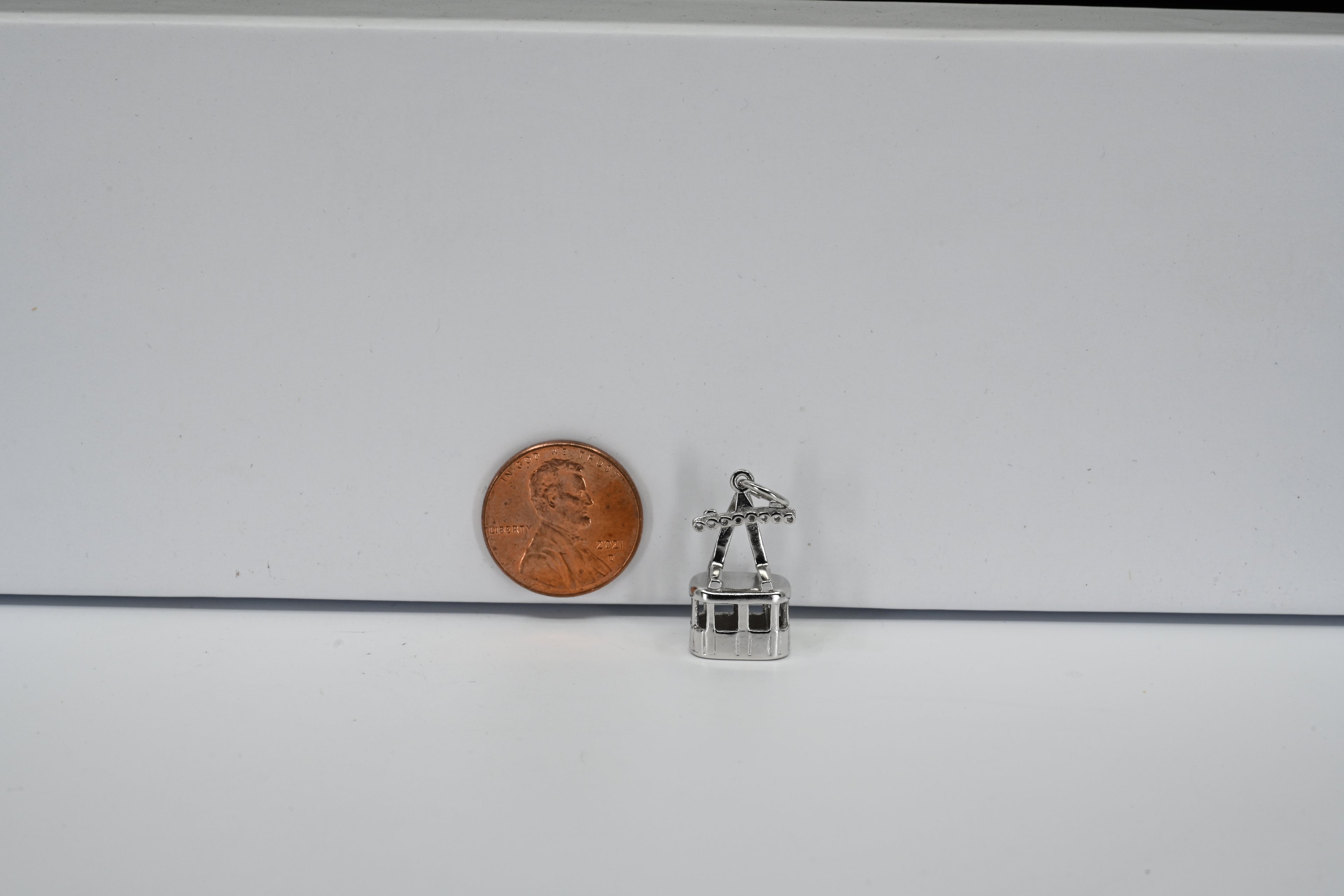 Sterling Silver Cable Car Charm