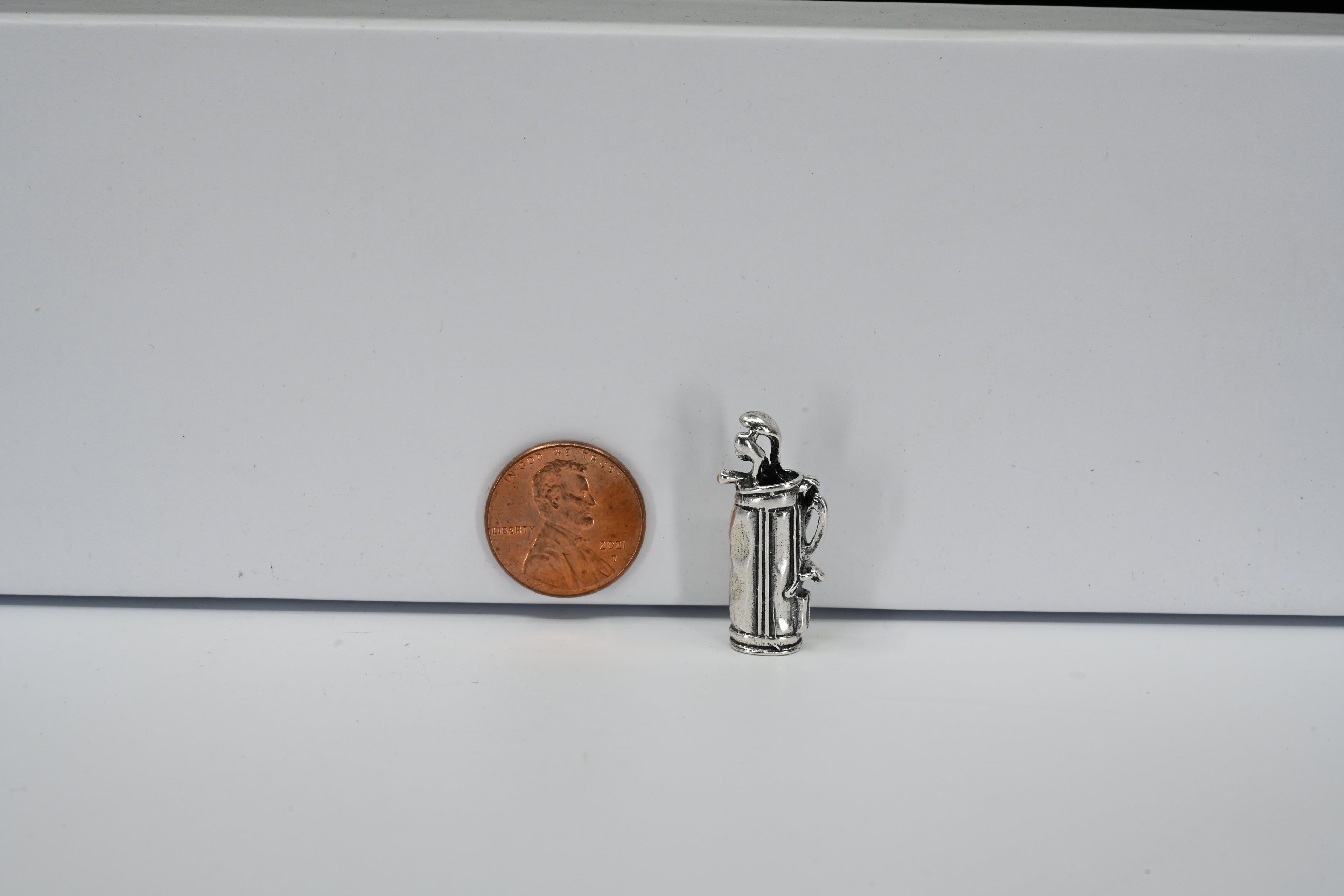 Sterling Silver Golf Bag Charm