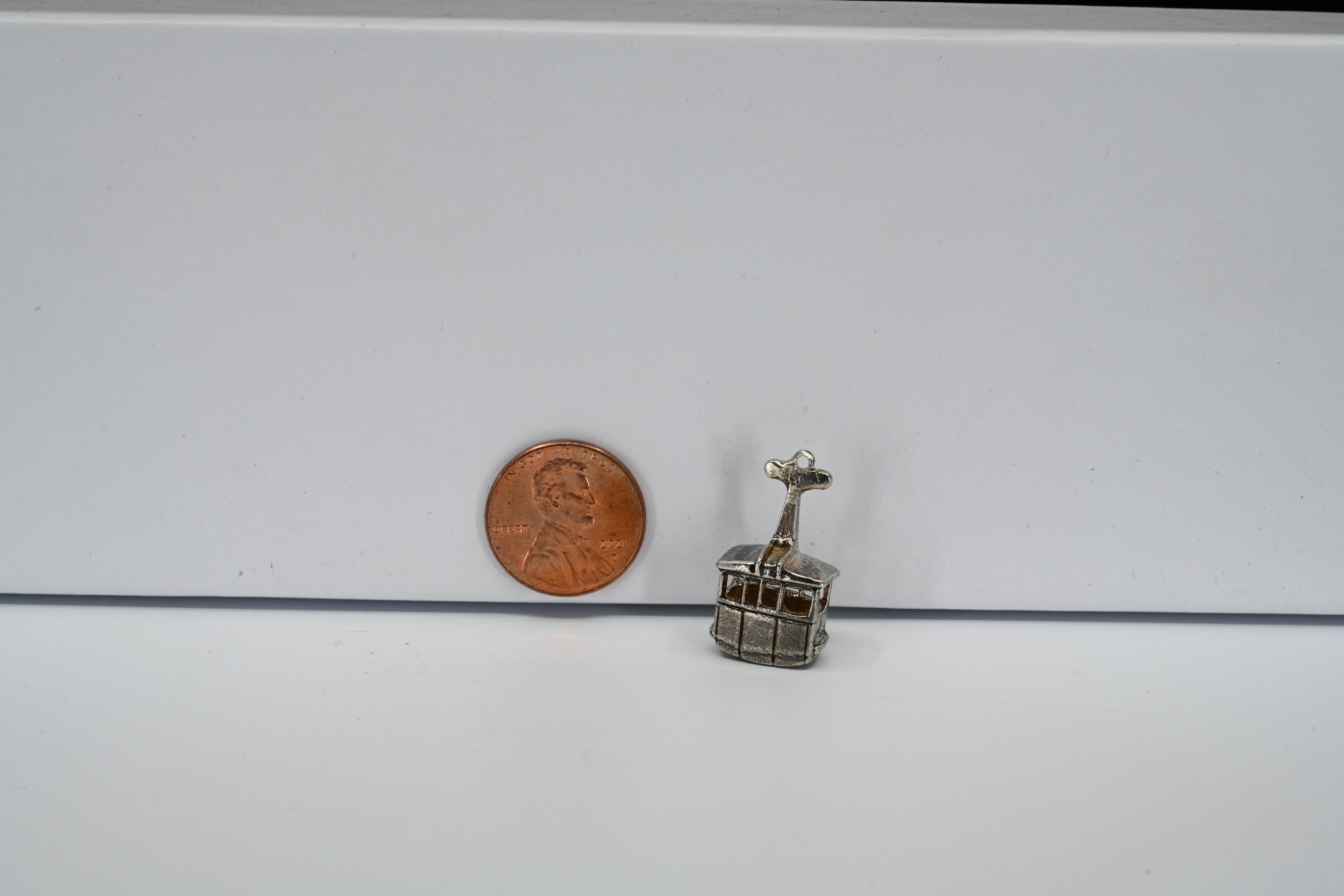 Sterling Silver Cable Car Charm