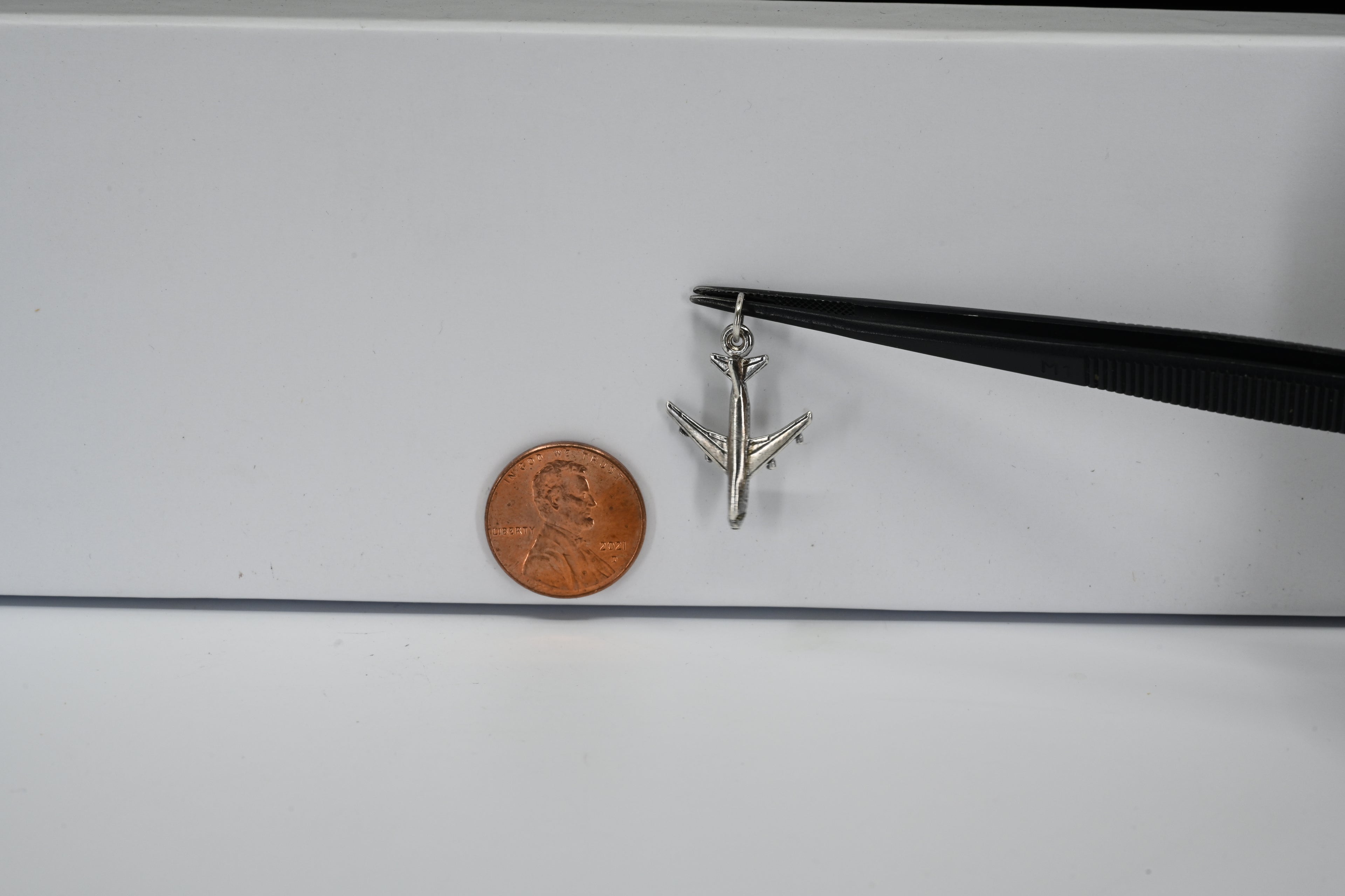 Sterling Silver Plane Charm