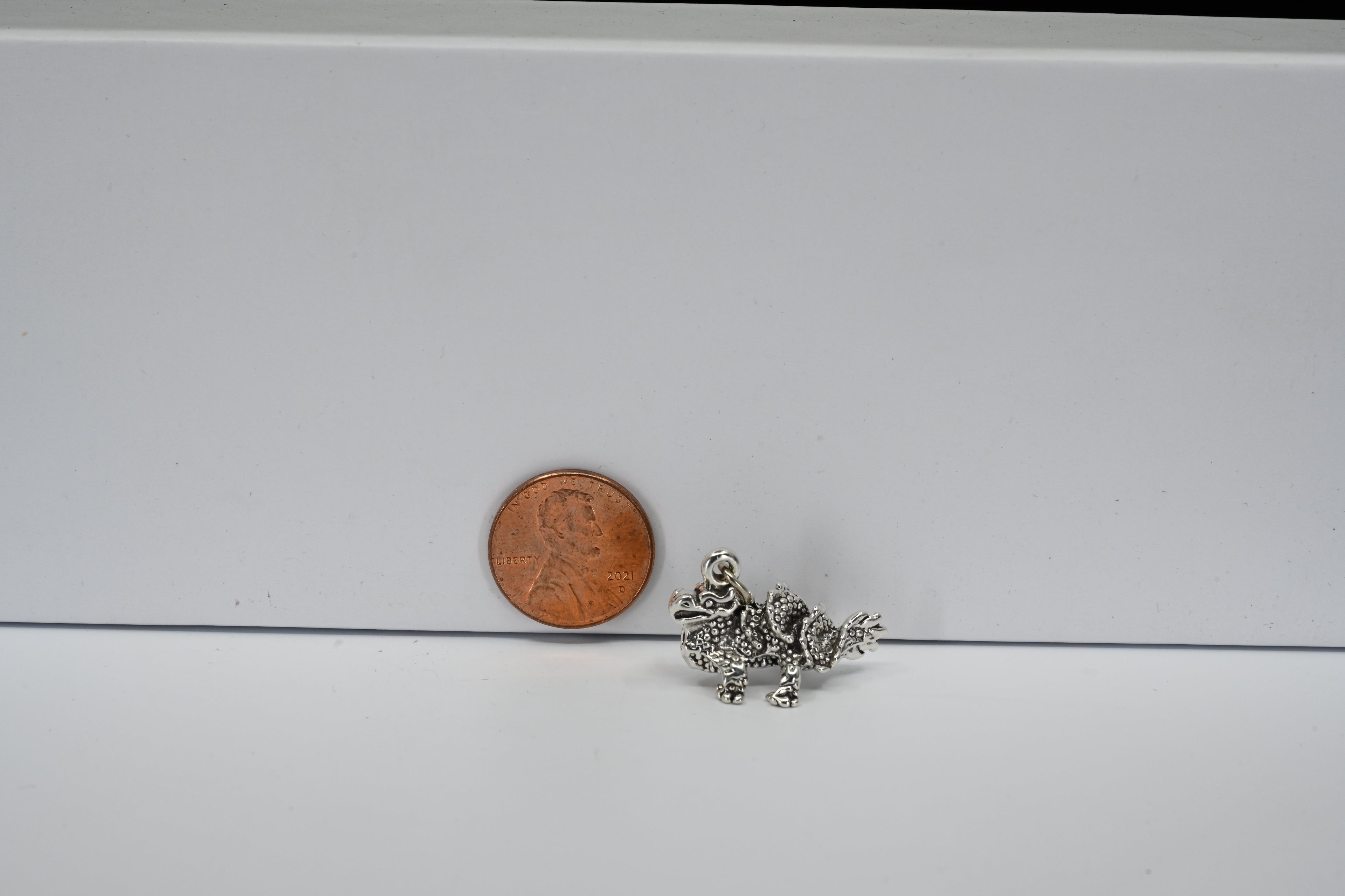 Sterling Silver Dragon Charm