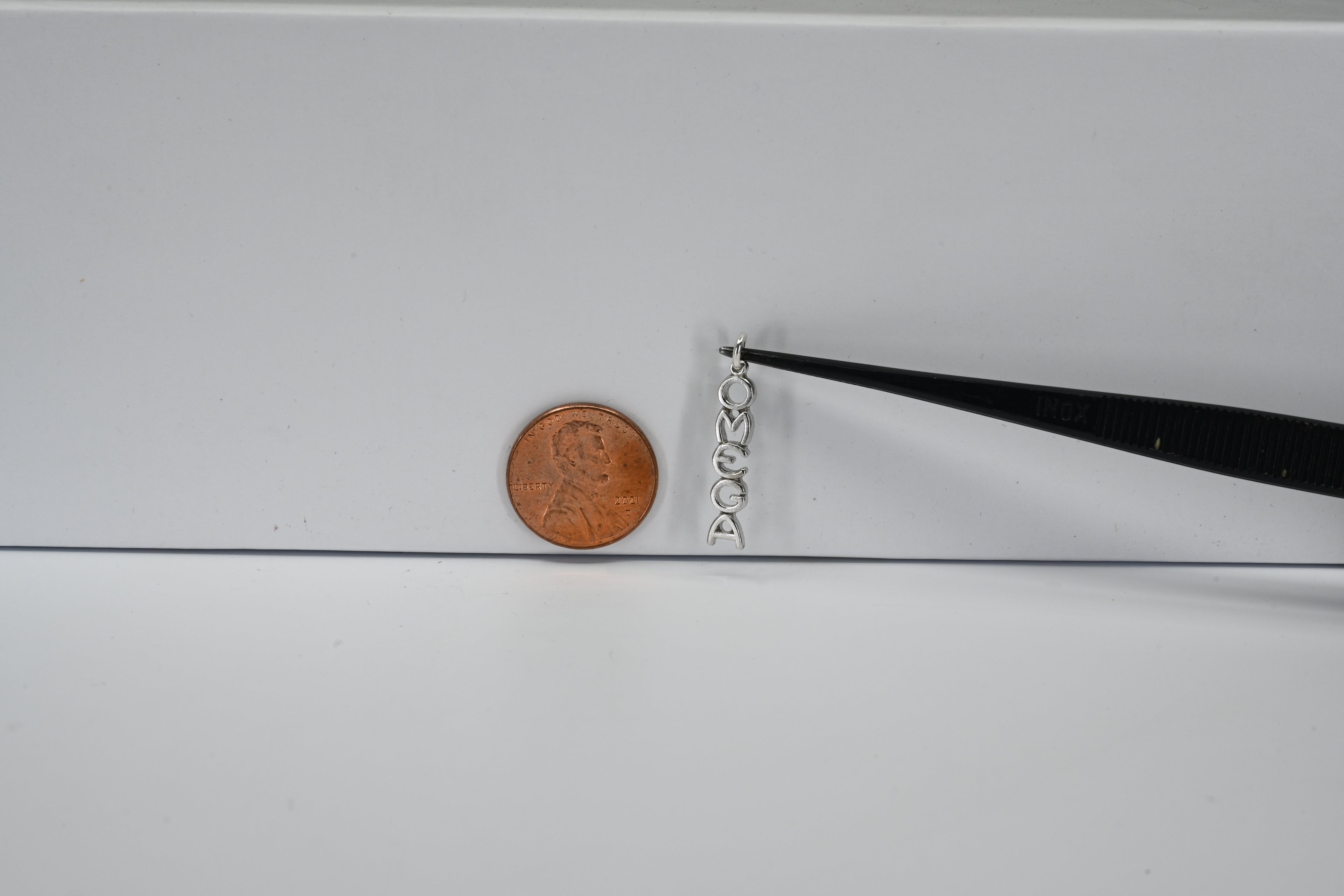 Sterling Silver Omega Charm