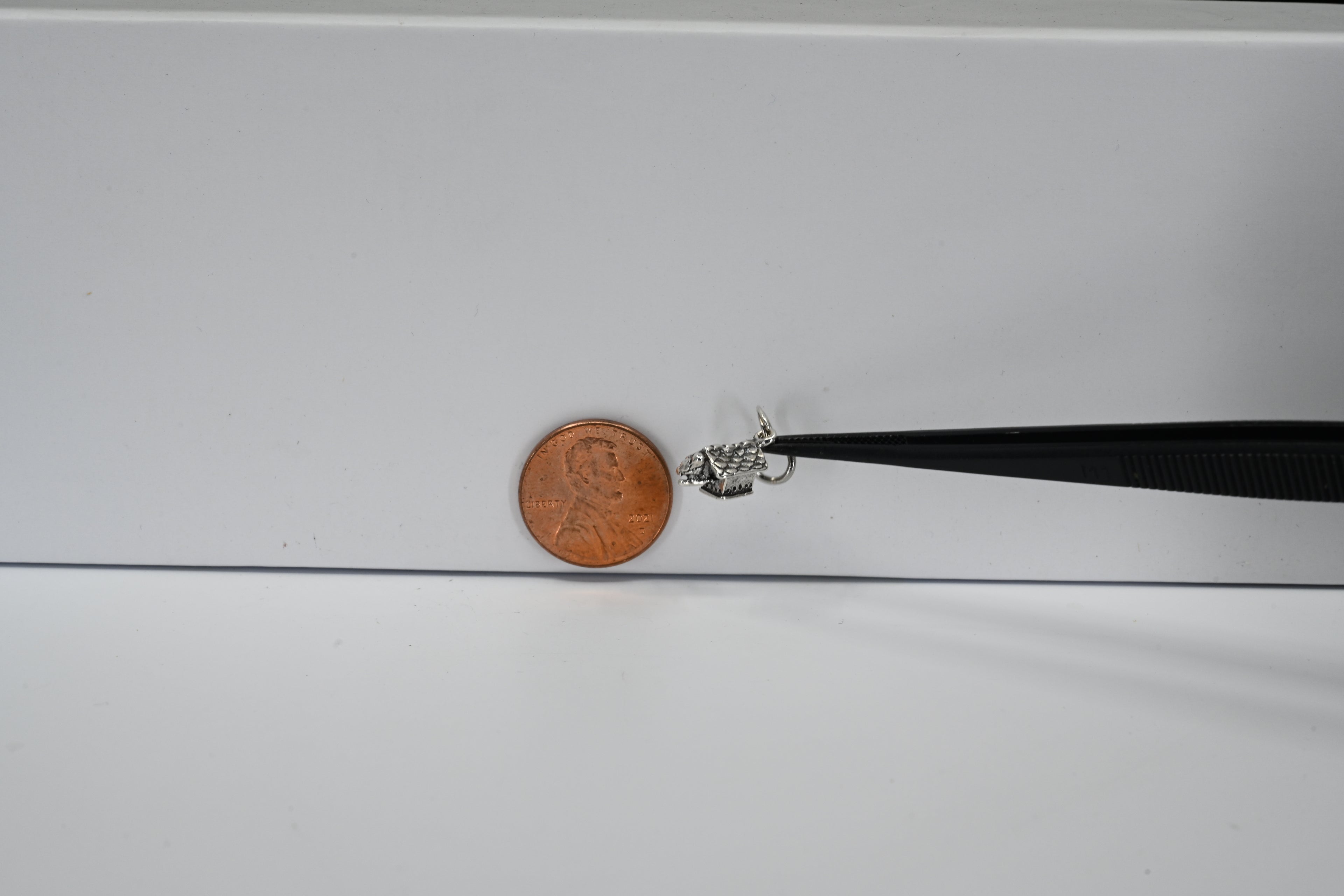 Sterling Silver Bird House Charm