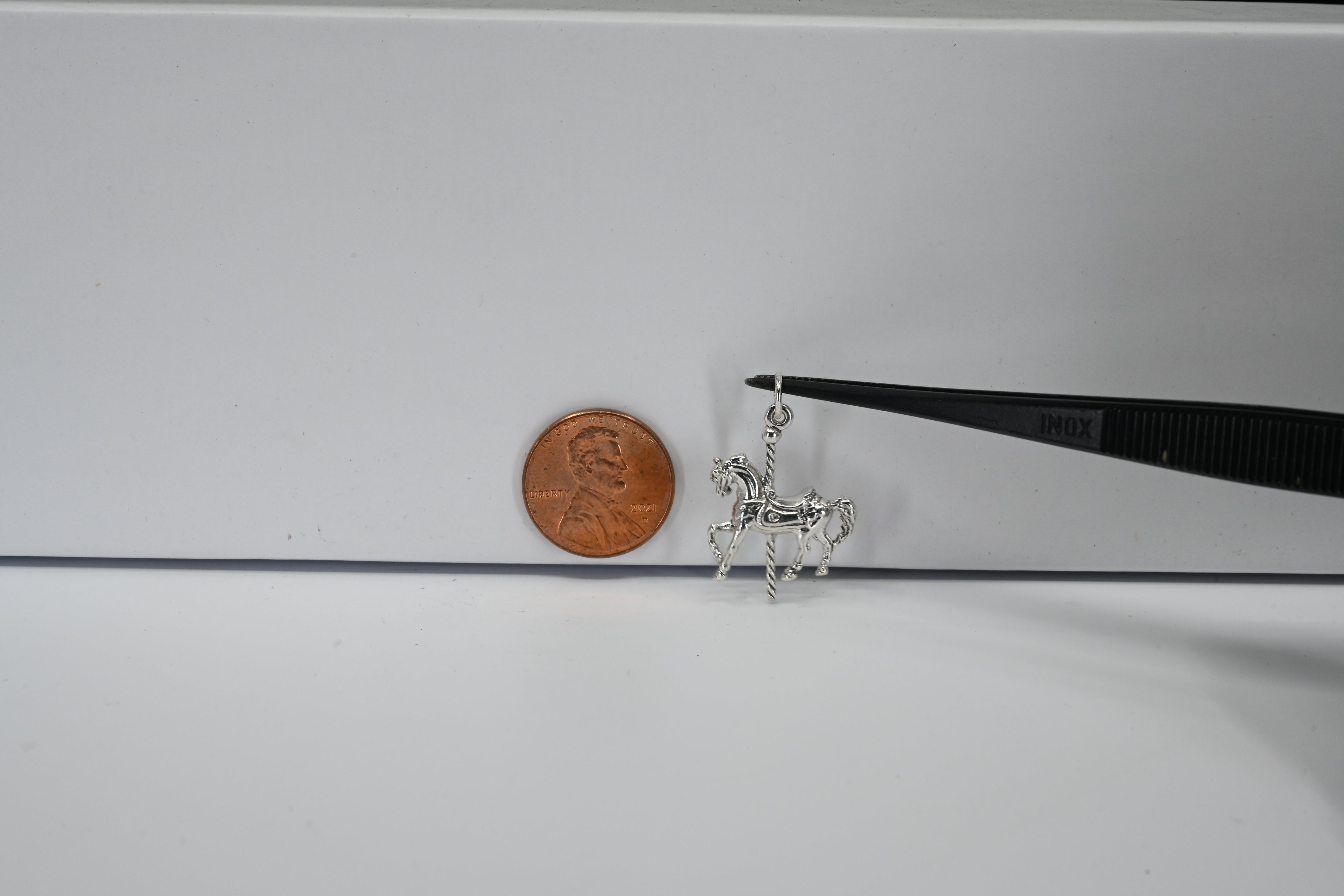 Sterling Silver Carousel Horse Charm
