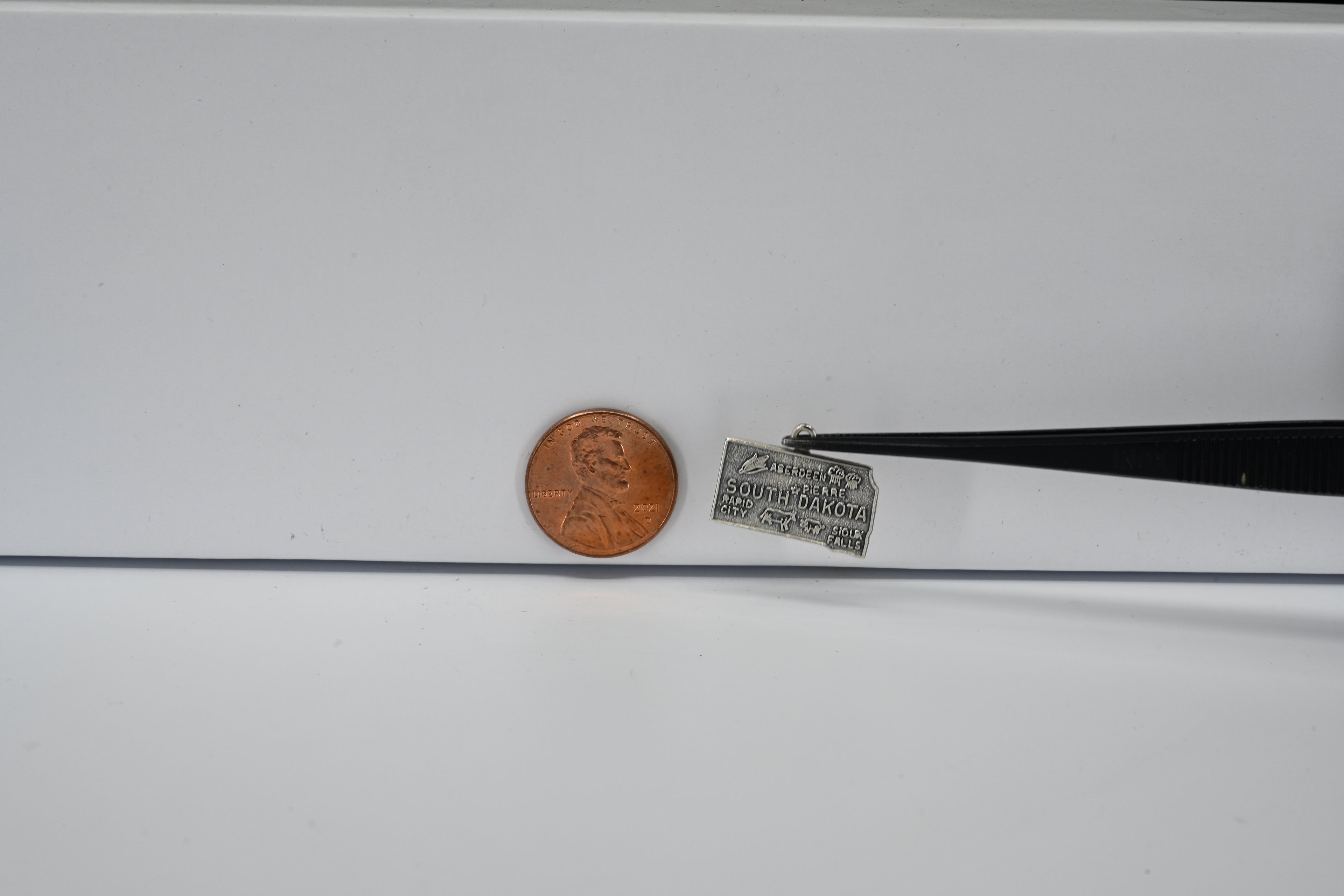 Sterling Silver South Dakota State Charm
