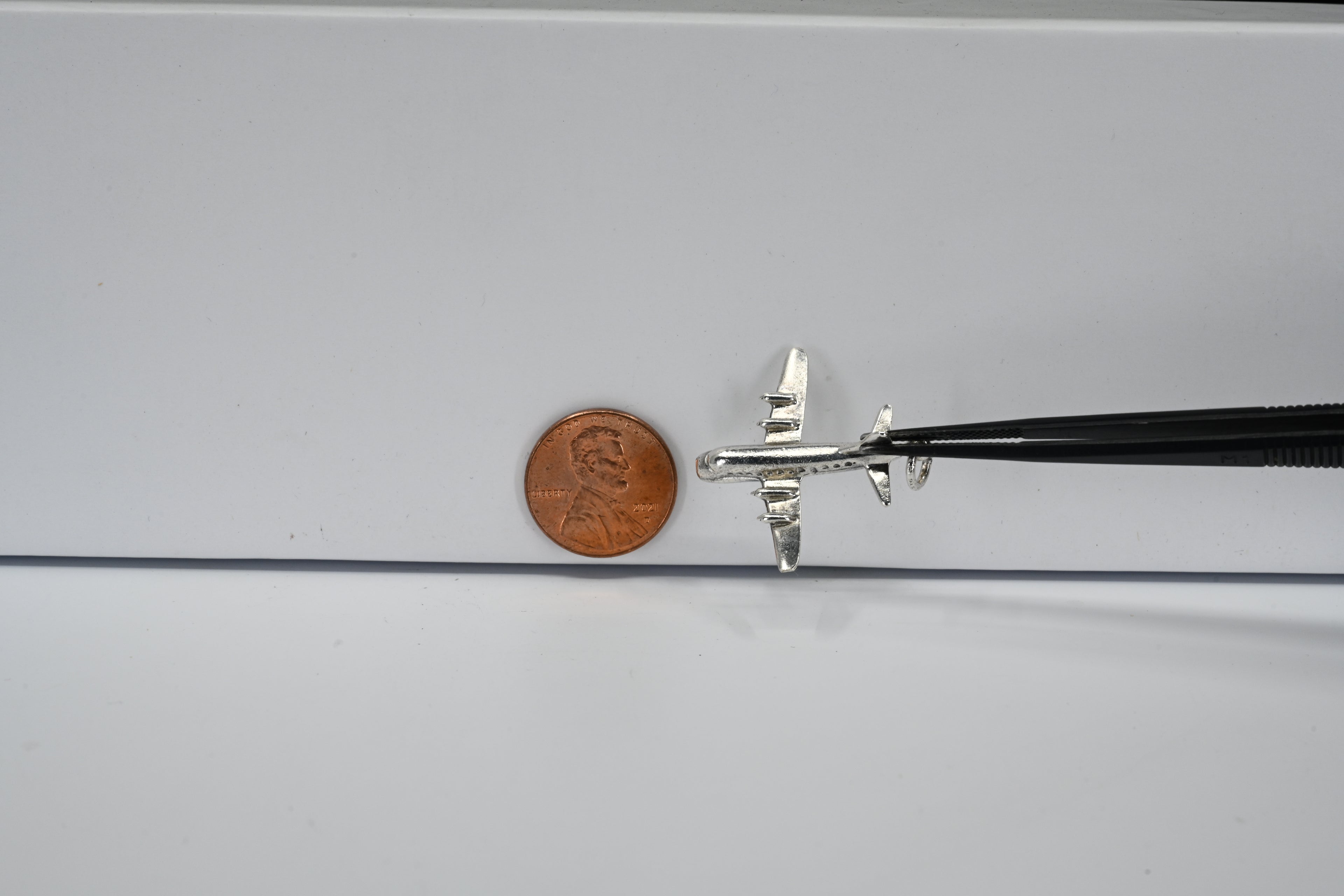 Sterling Silver Plane Charm