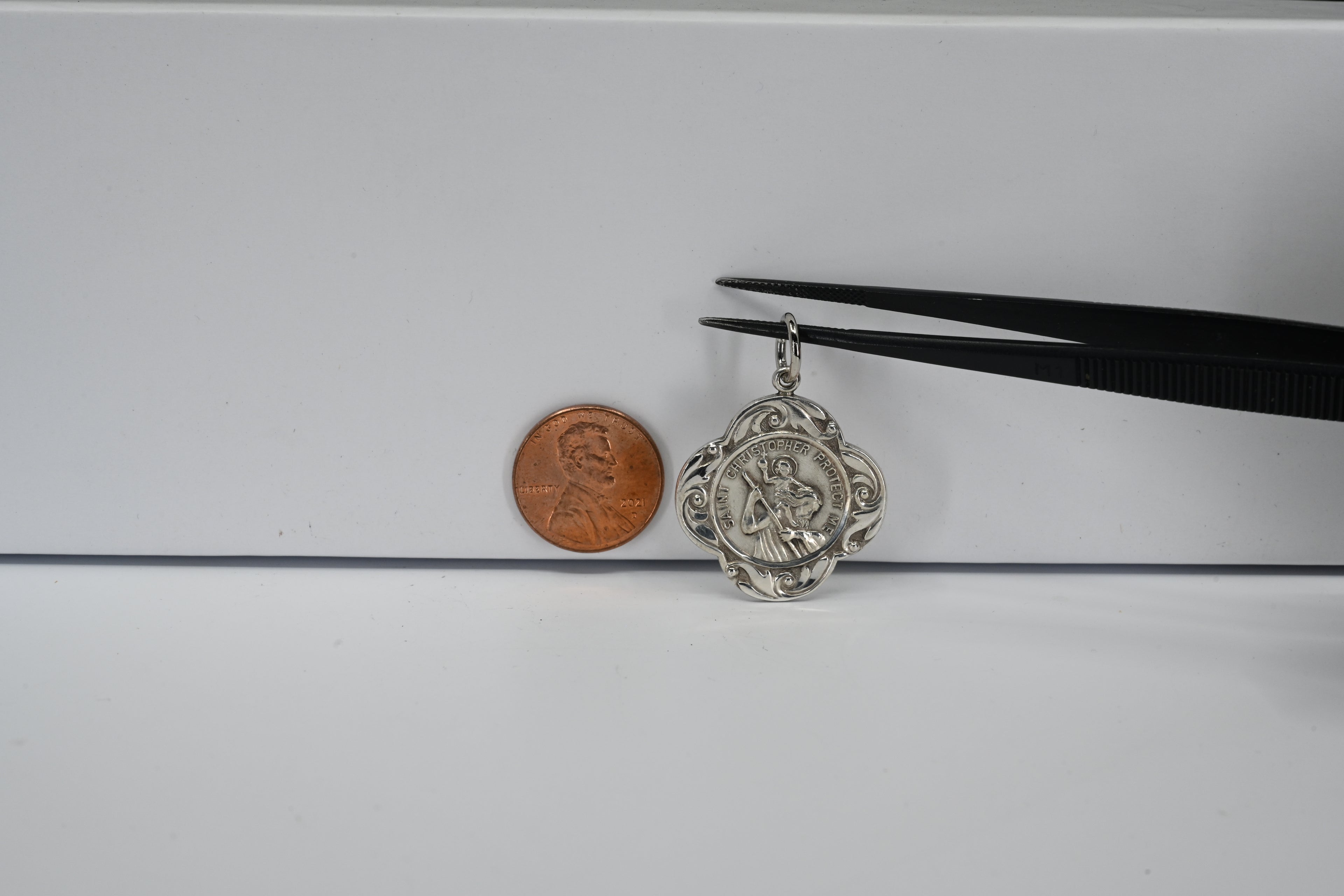Sterling Silver Saint Christopher Charm