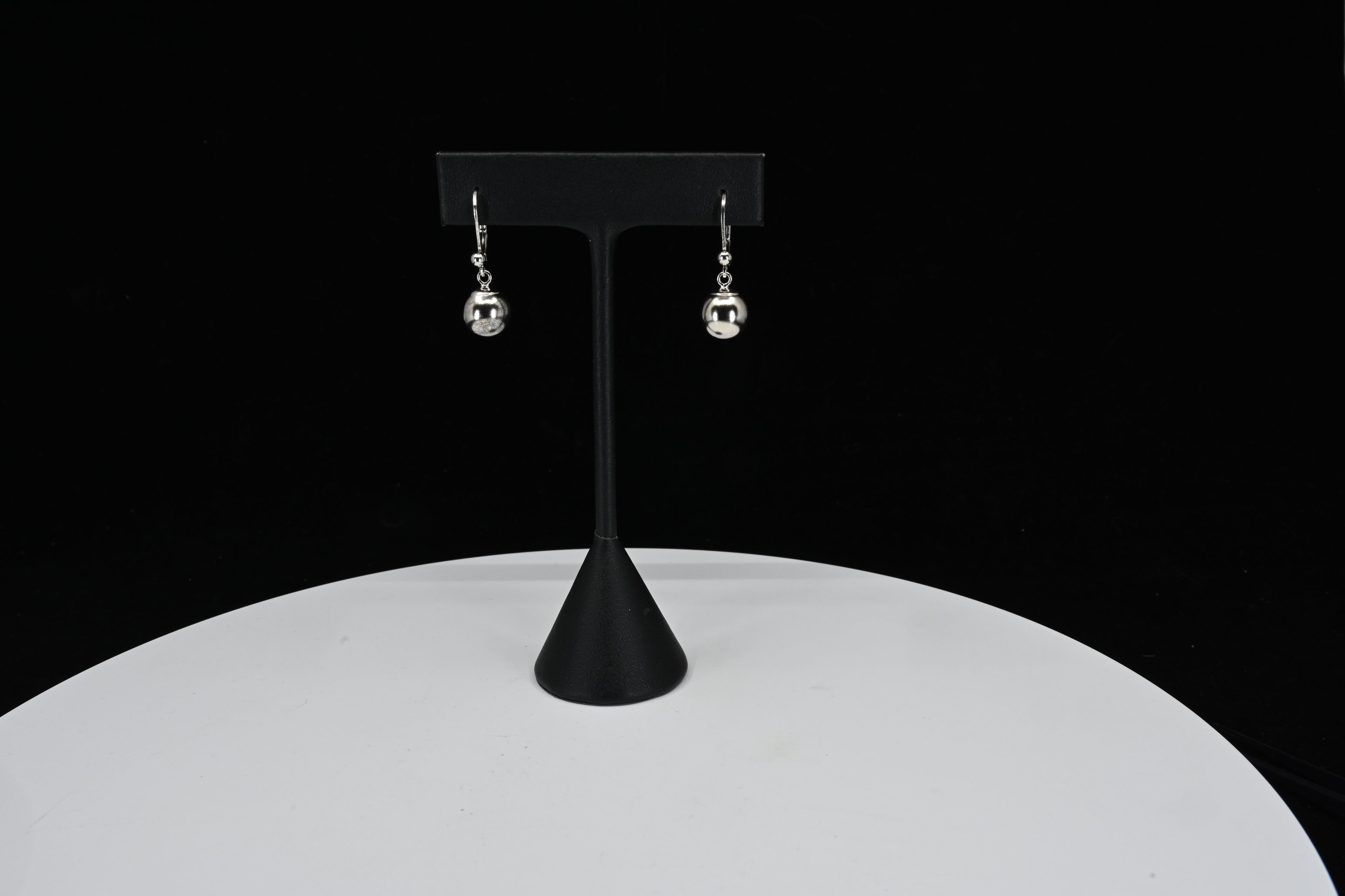 Sterling Silver Dangle Ball Earrings