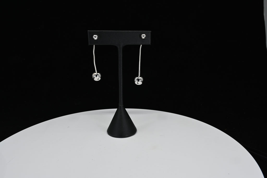Sterling Silver Ball Dangle Earrings